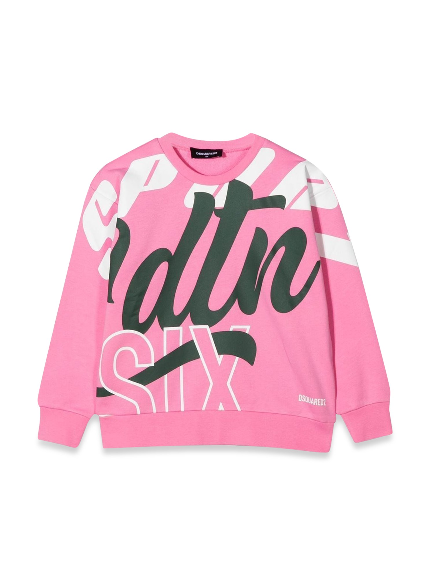 dsquared dsquared crewneck sweatshirt allover writing