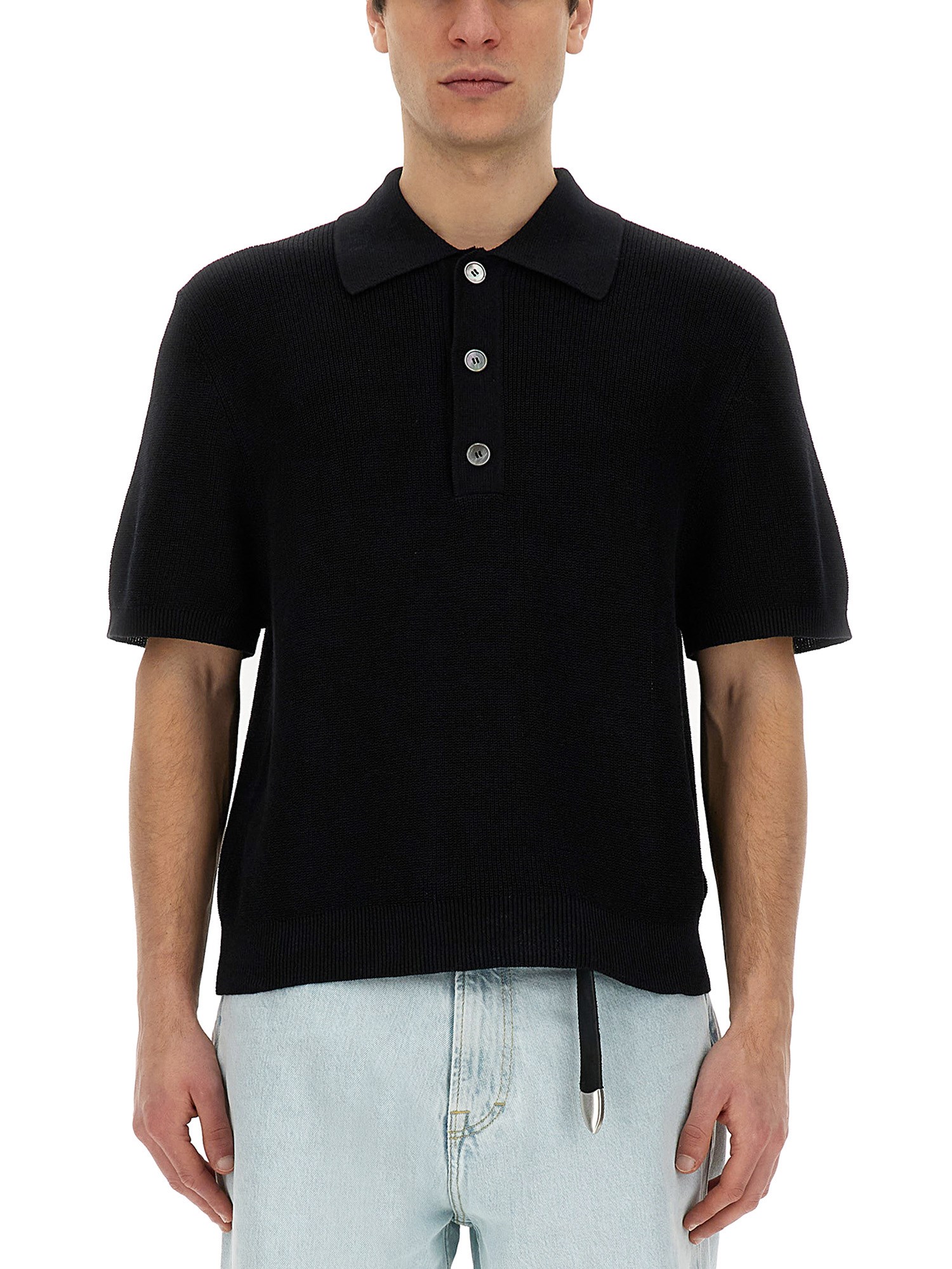 Our Legacy our legacy regular fit polo shirt