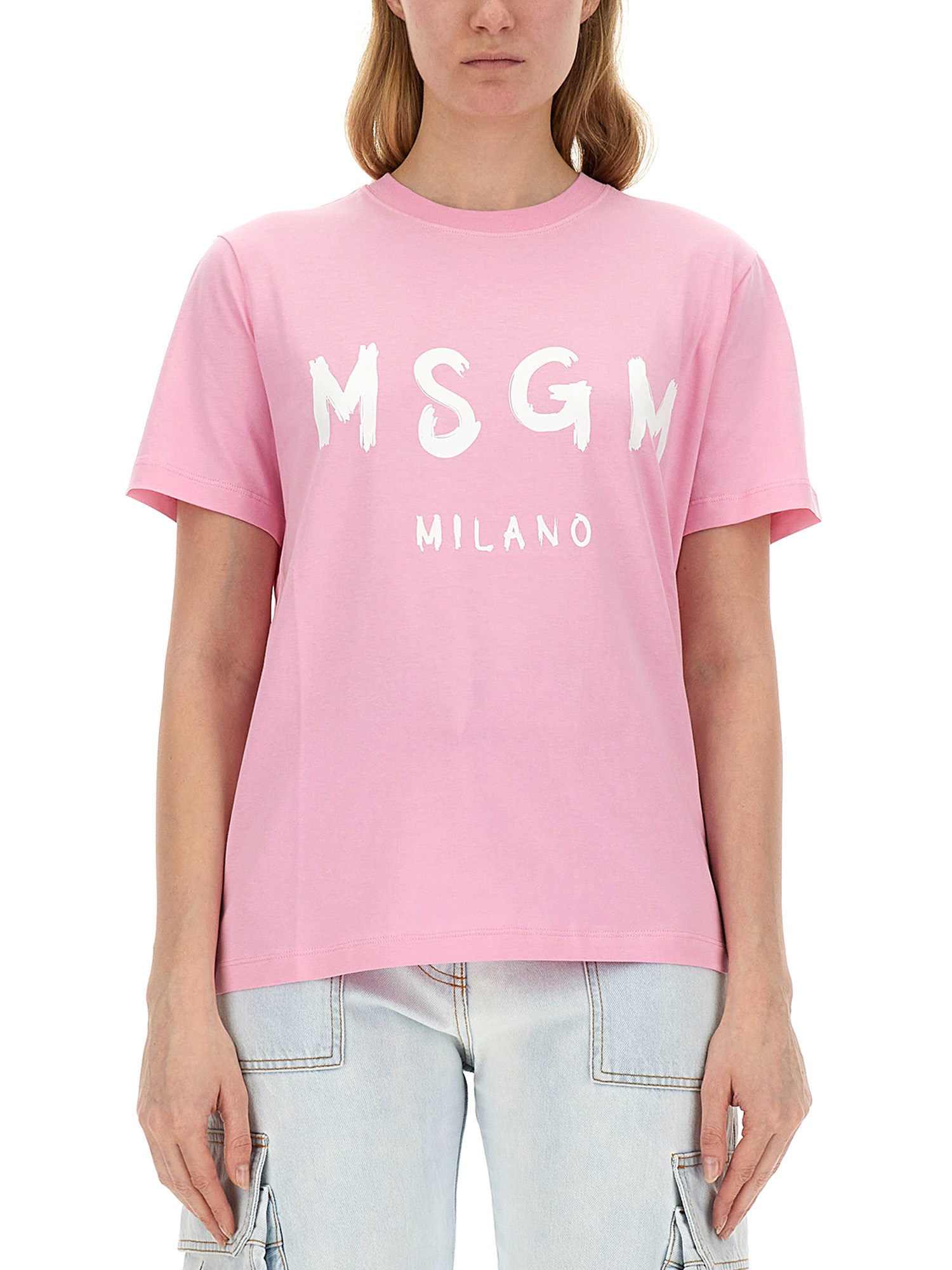 Msgm msgm t-shirt with logo