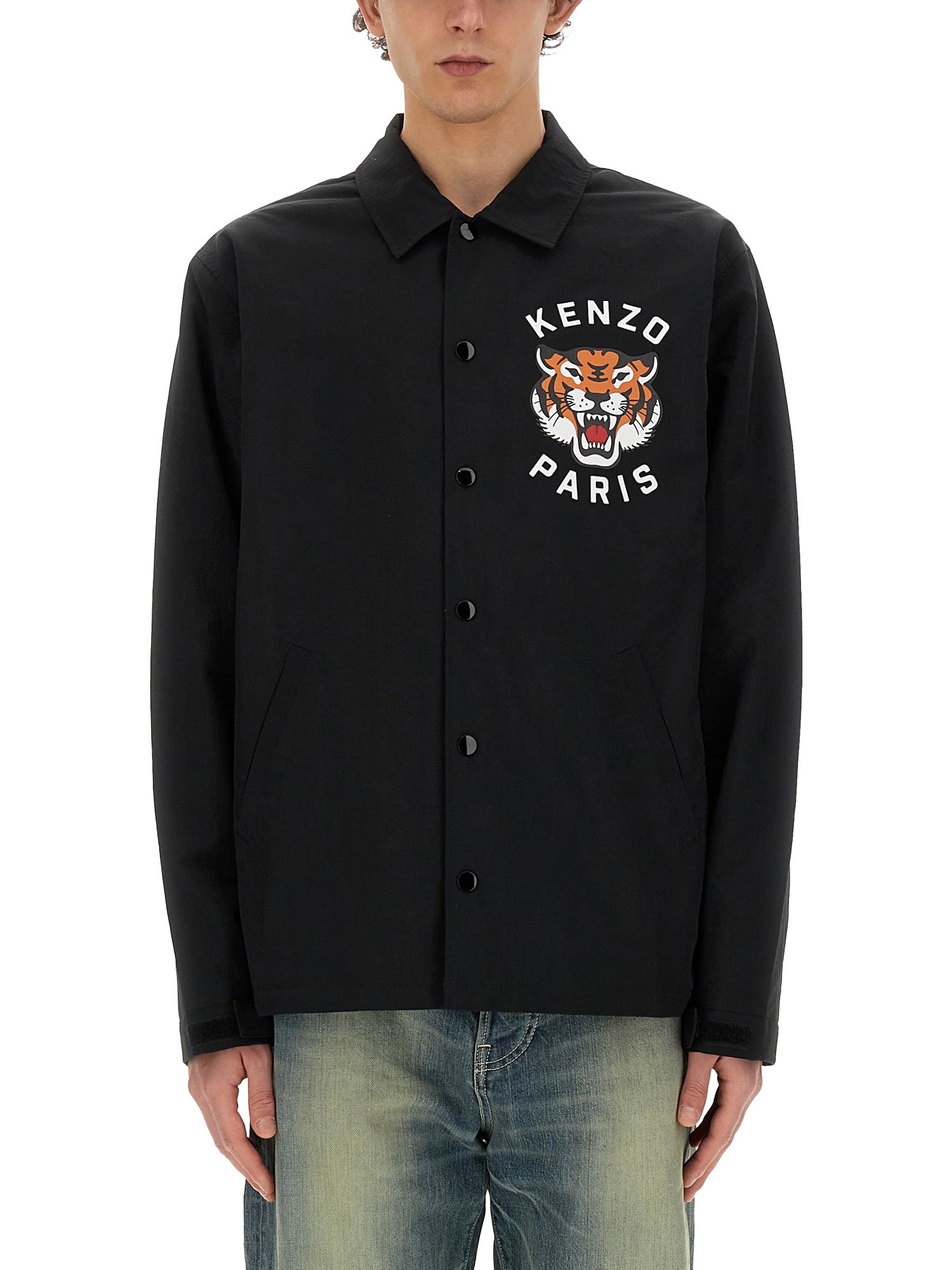 Kenzo kenzo quilted coach jacket 'kenzo lucky tiger'