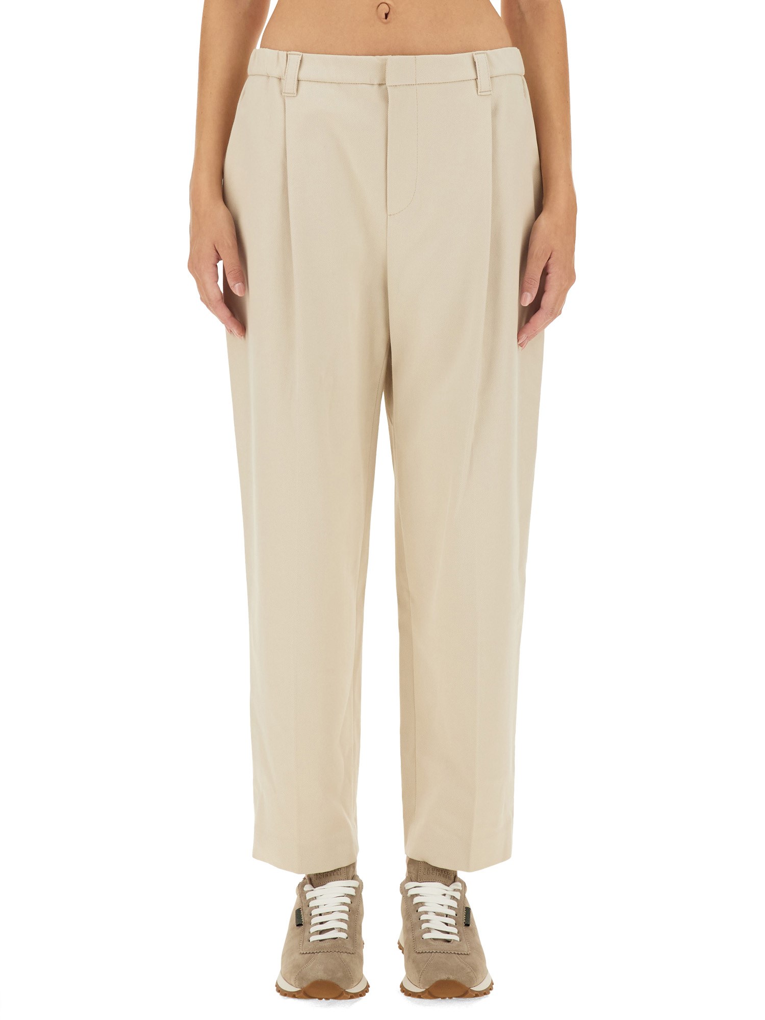 Brunello Cucinelli brunello cucinelli cropped fit pants