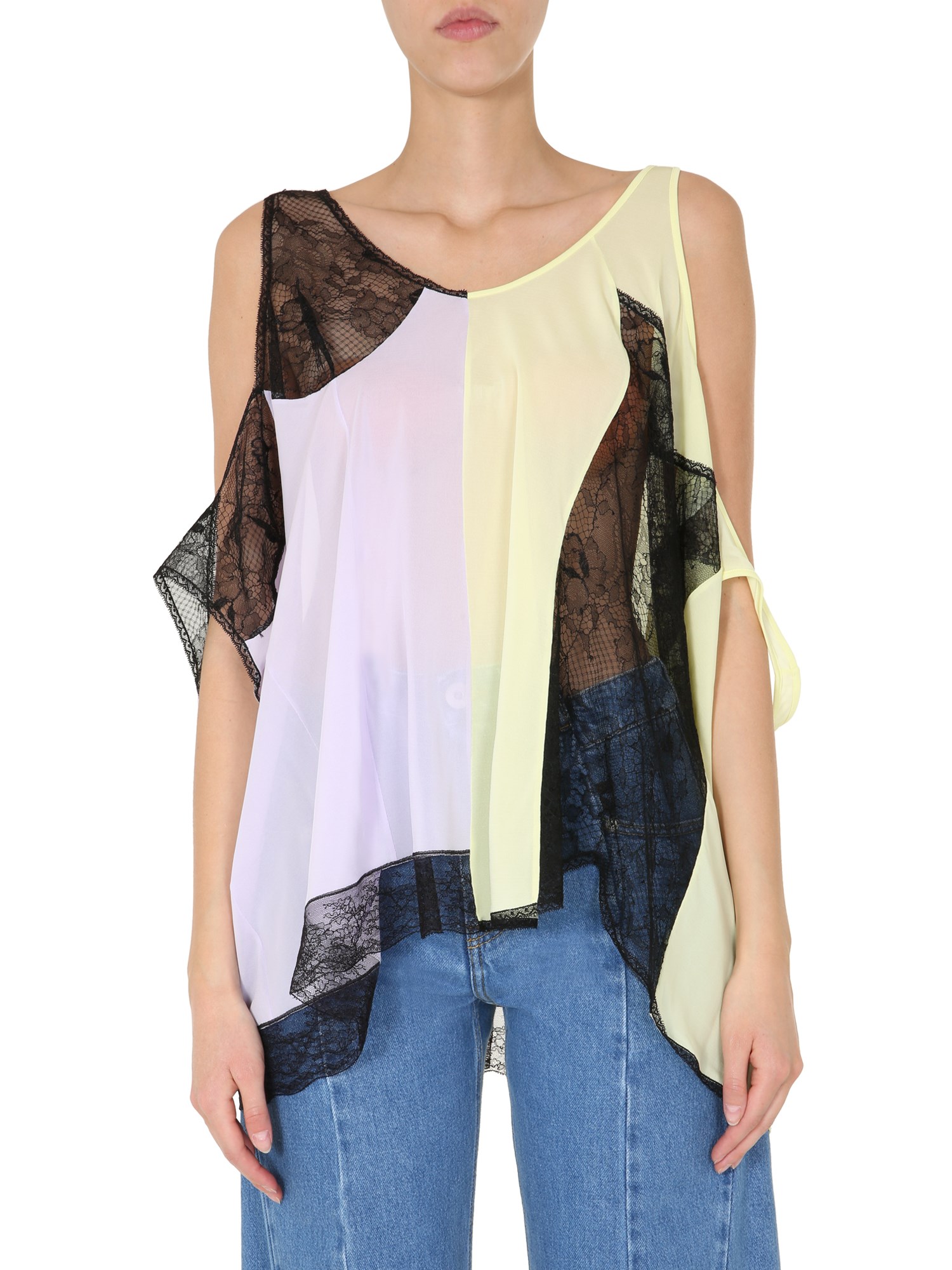 Maison Margiela maison margiela colour block top