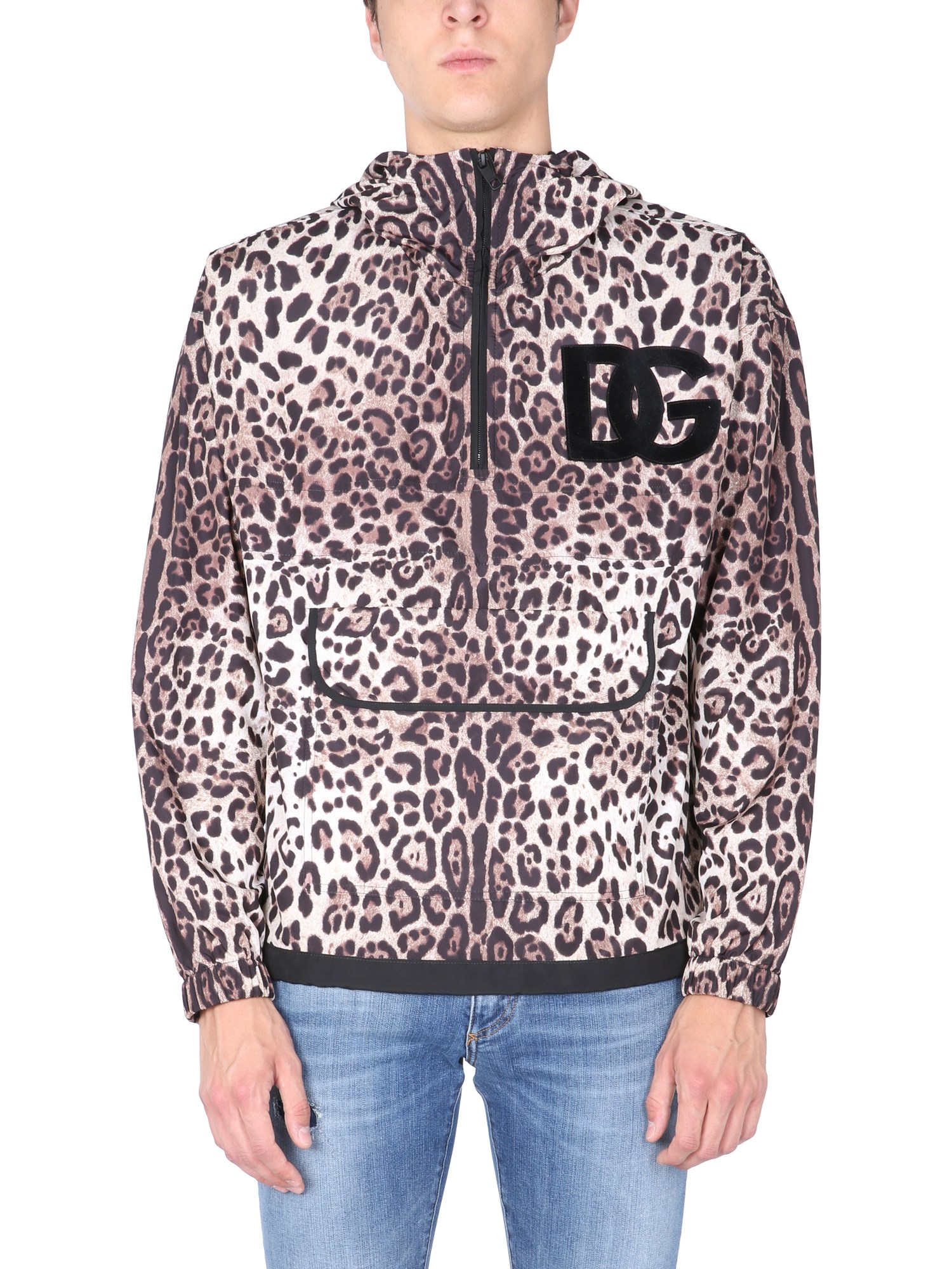 Dolce & Gabbana dolce & gabbana jacket with leopard print