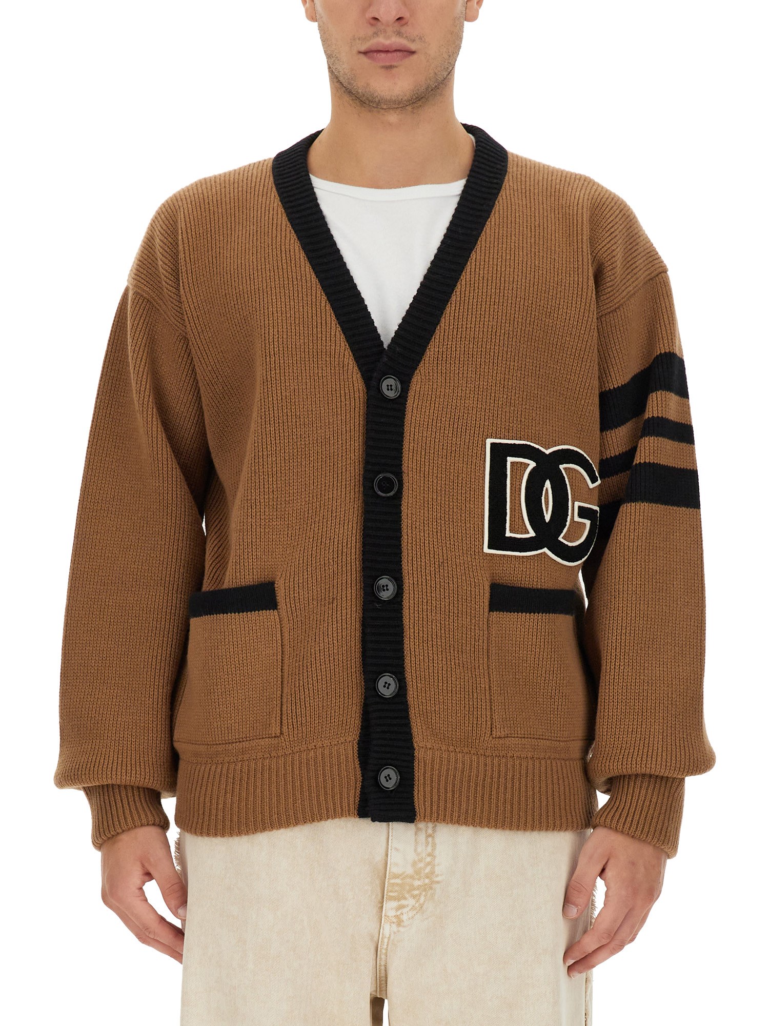 Dolce & Gabbana dolce & gabbana english rib wool cardigan