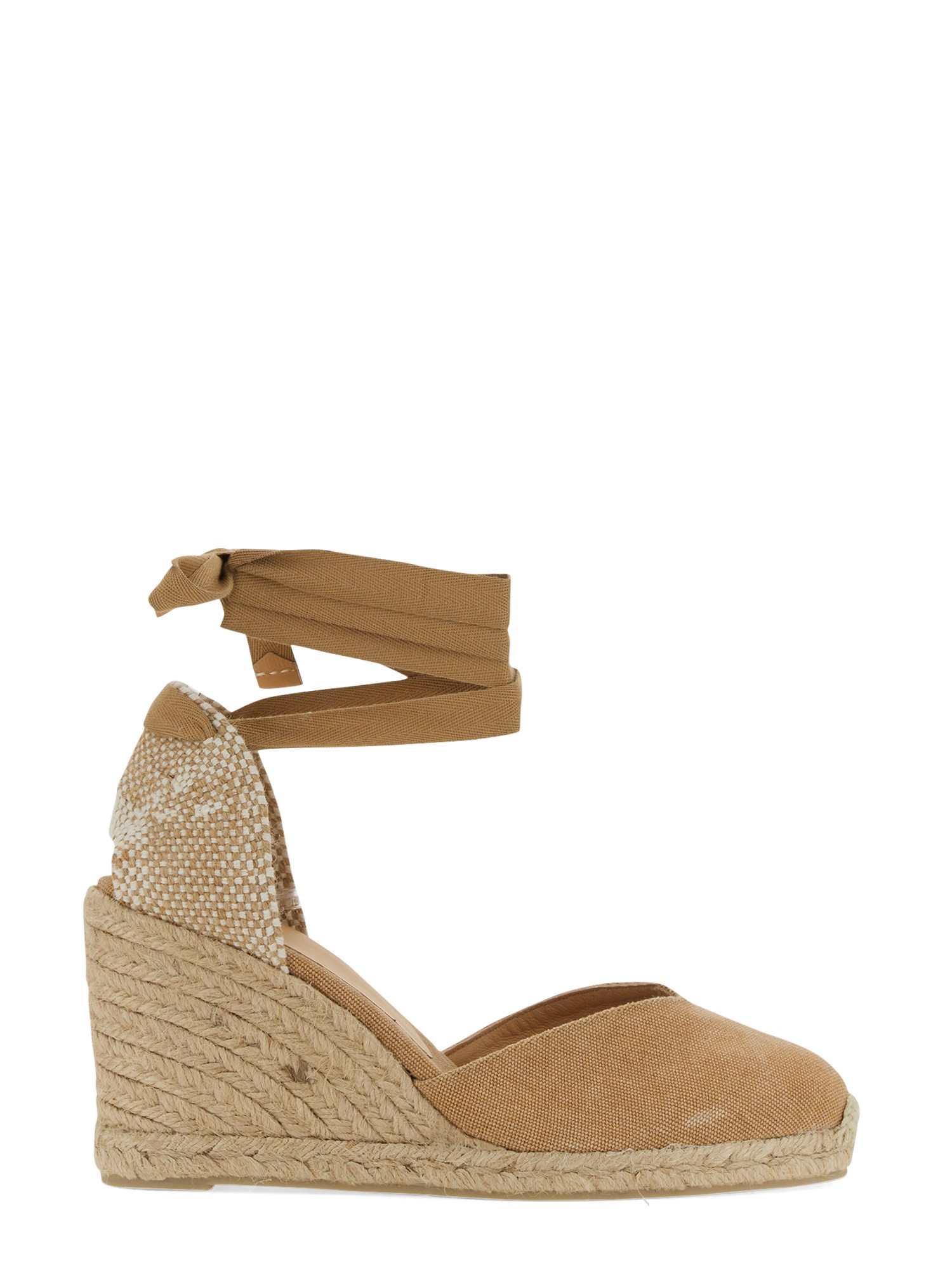 Castañer castaner clear espadrille with wedge