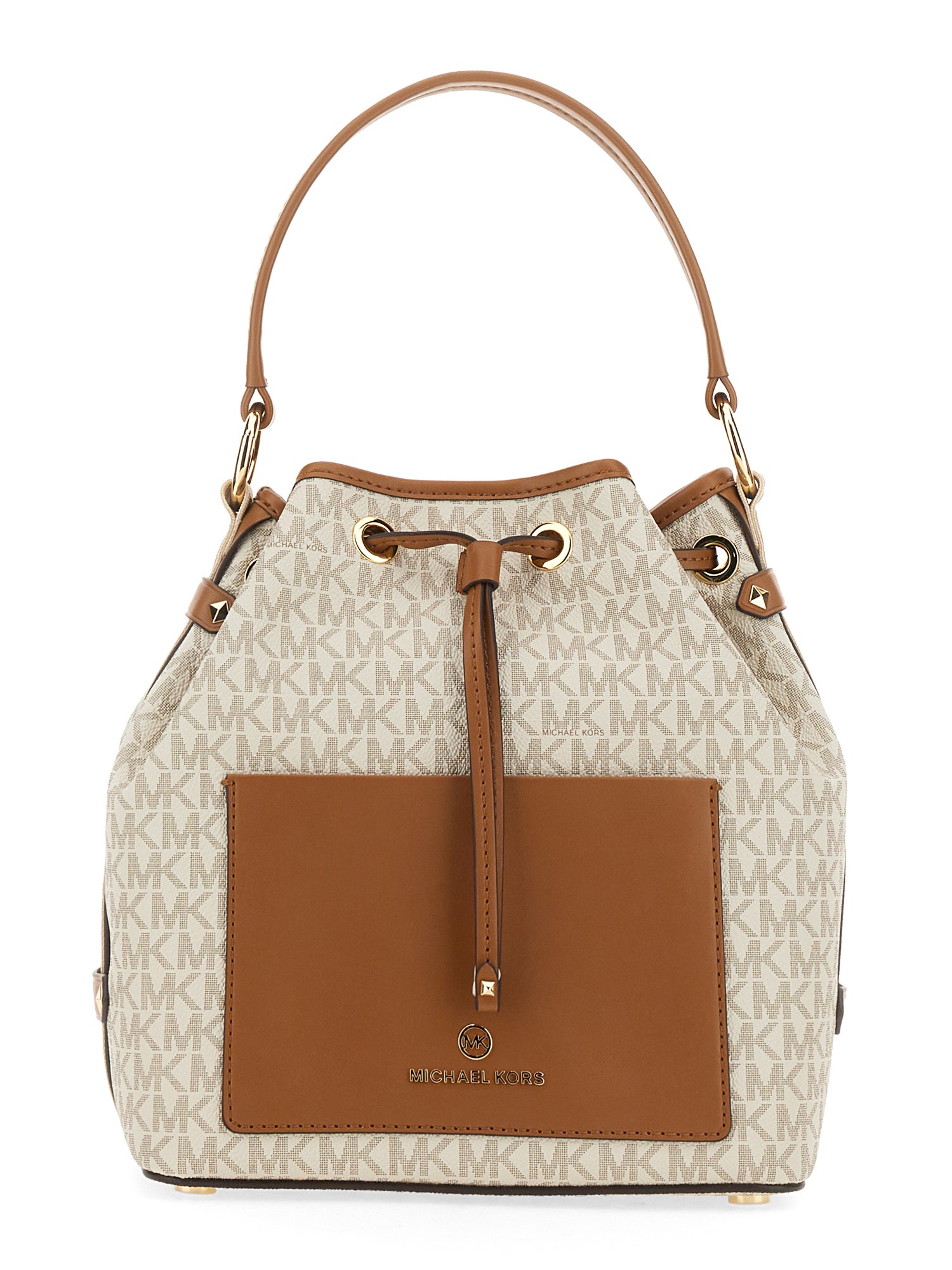  michael by michael kors canvas shoulder bag