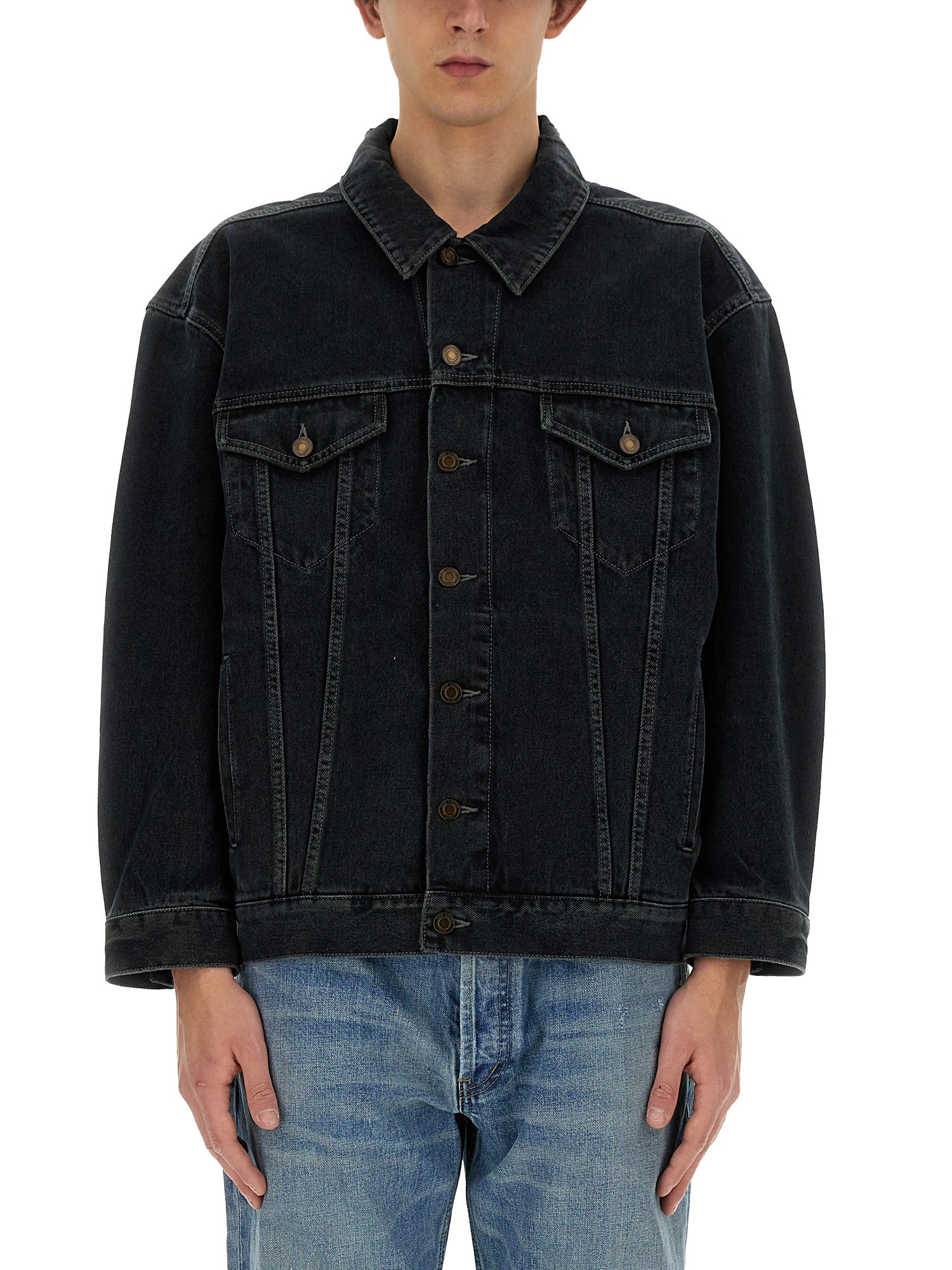 Saint Laurent saint laurent oversized denim jacket