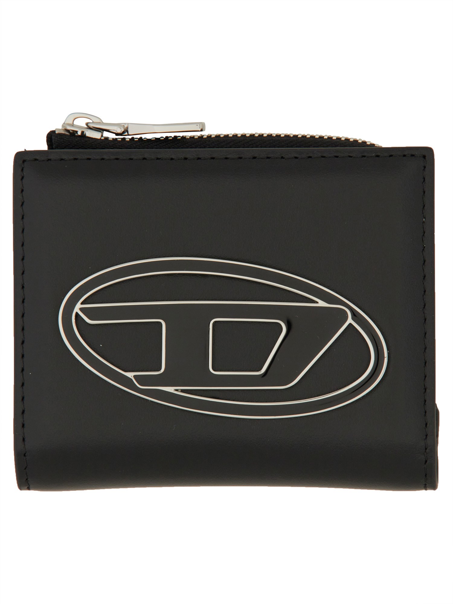 Diesel diesel leather card holder with logo