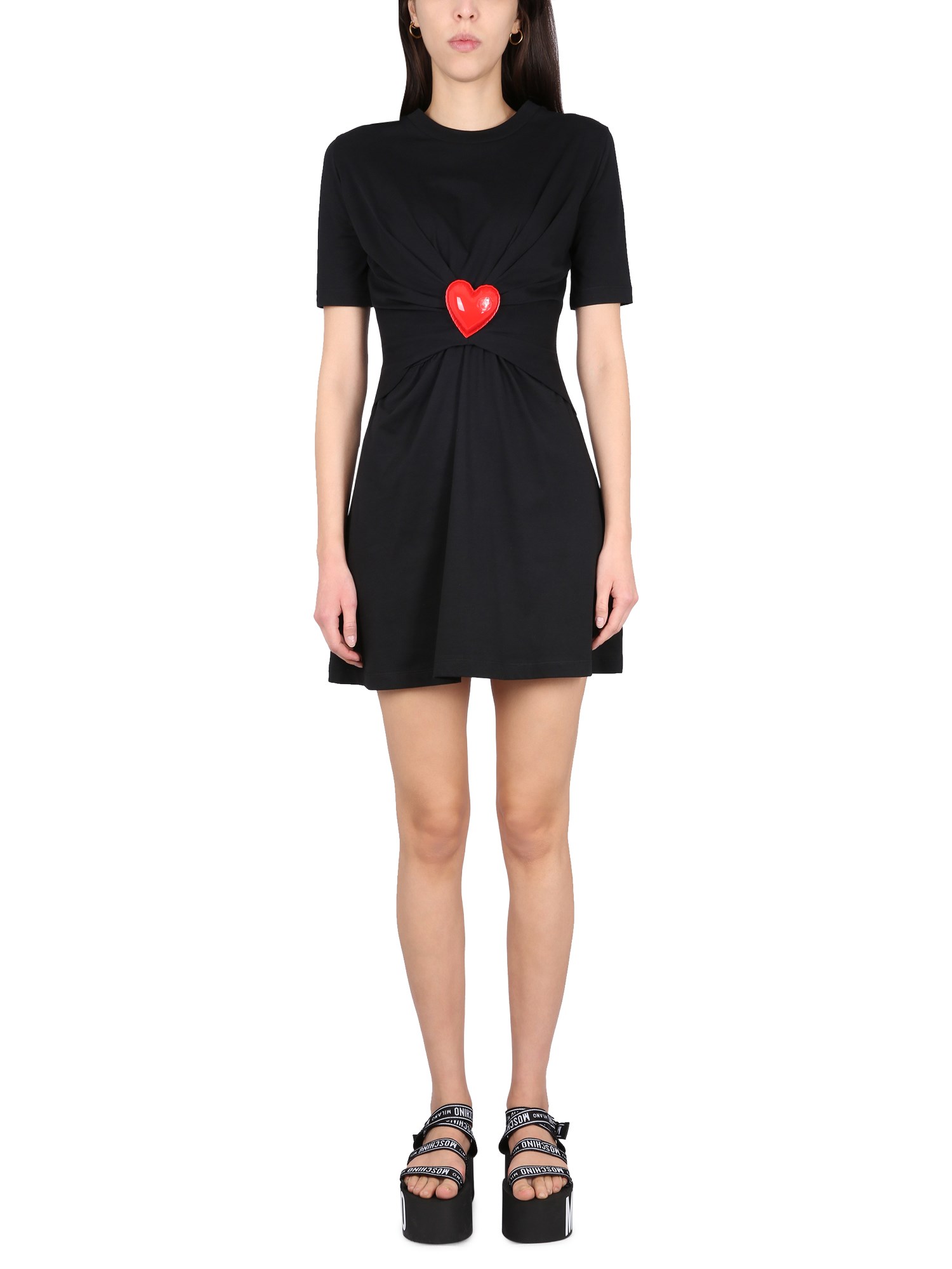 Moschino moschino inflatable hearts dress