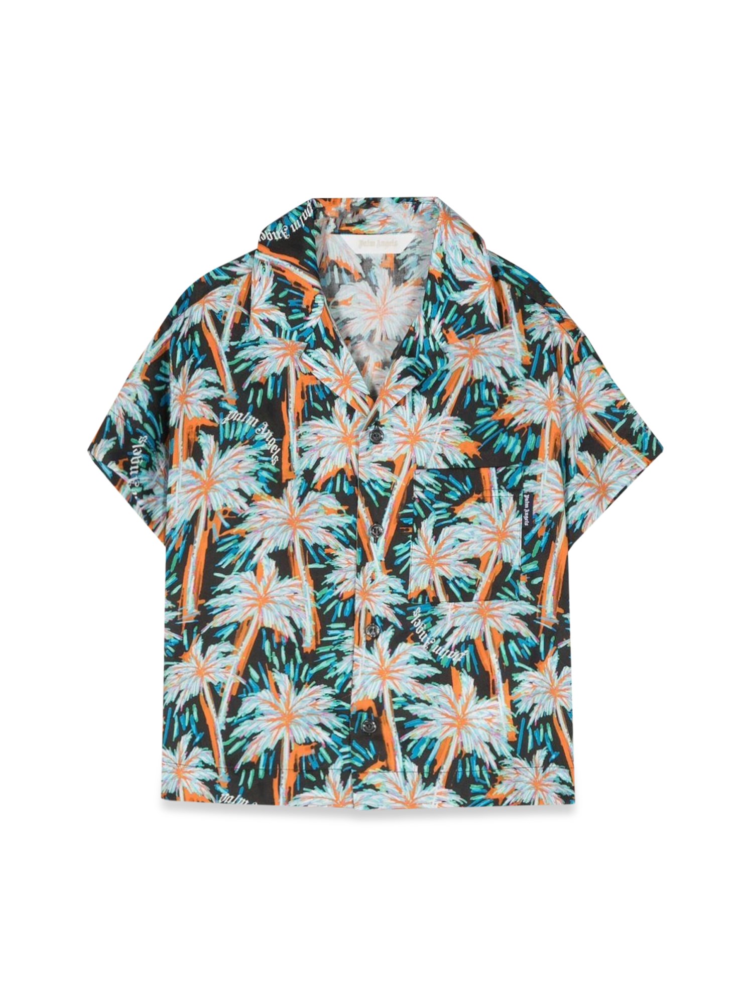 PALM ANGELS palm angels bowling shirt