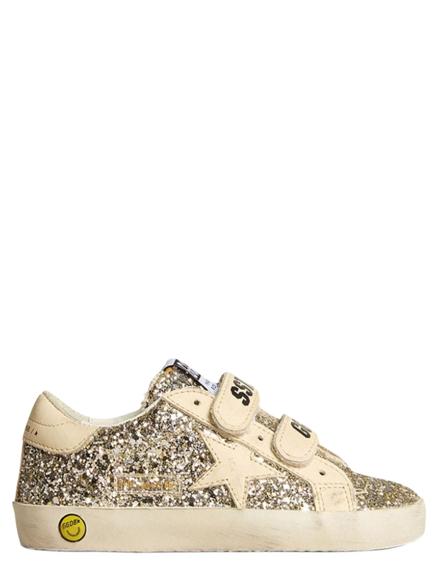 Golden Goose golden goose old school laminated suede upper leather star and heel