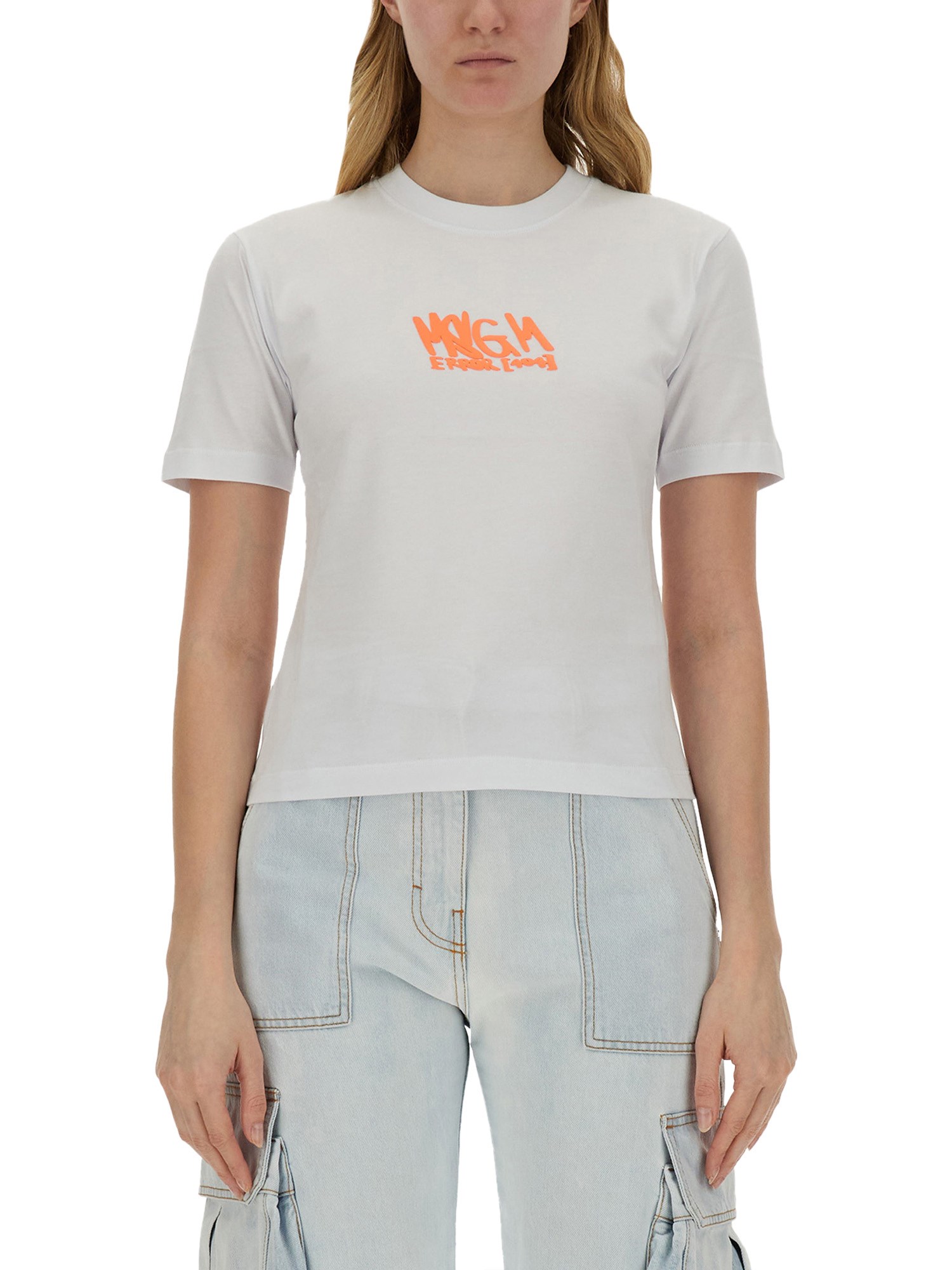 Msgm msgm t-shirt with logo