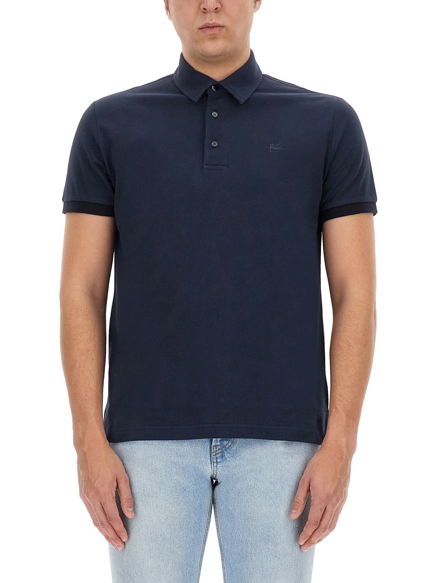 Etro etro polo shirt with pegasus logo