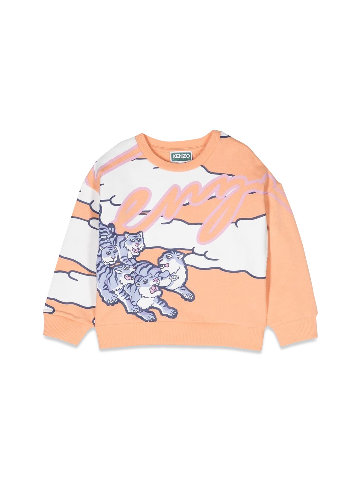 Kenzo kenzo tigers print crewneck sweatshirt