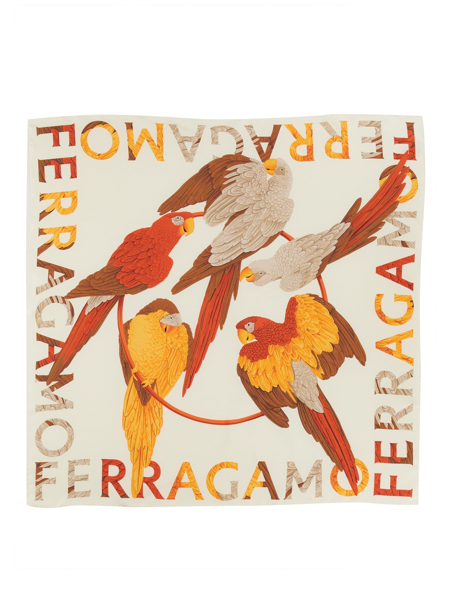 Ferragamo ferragamo silk scarf