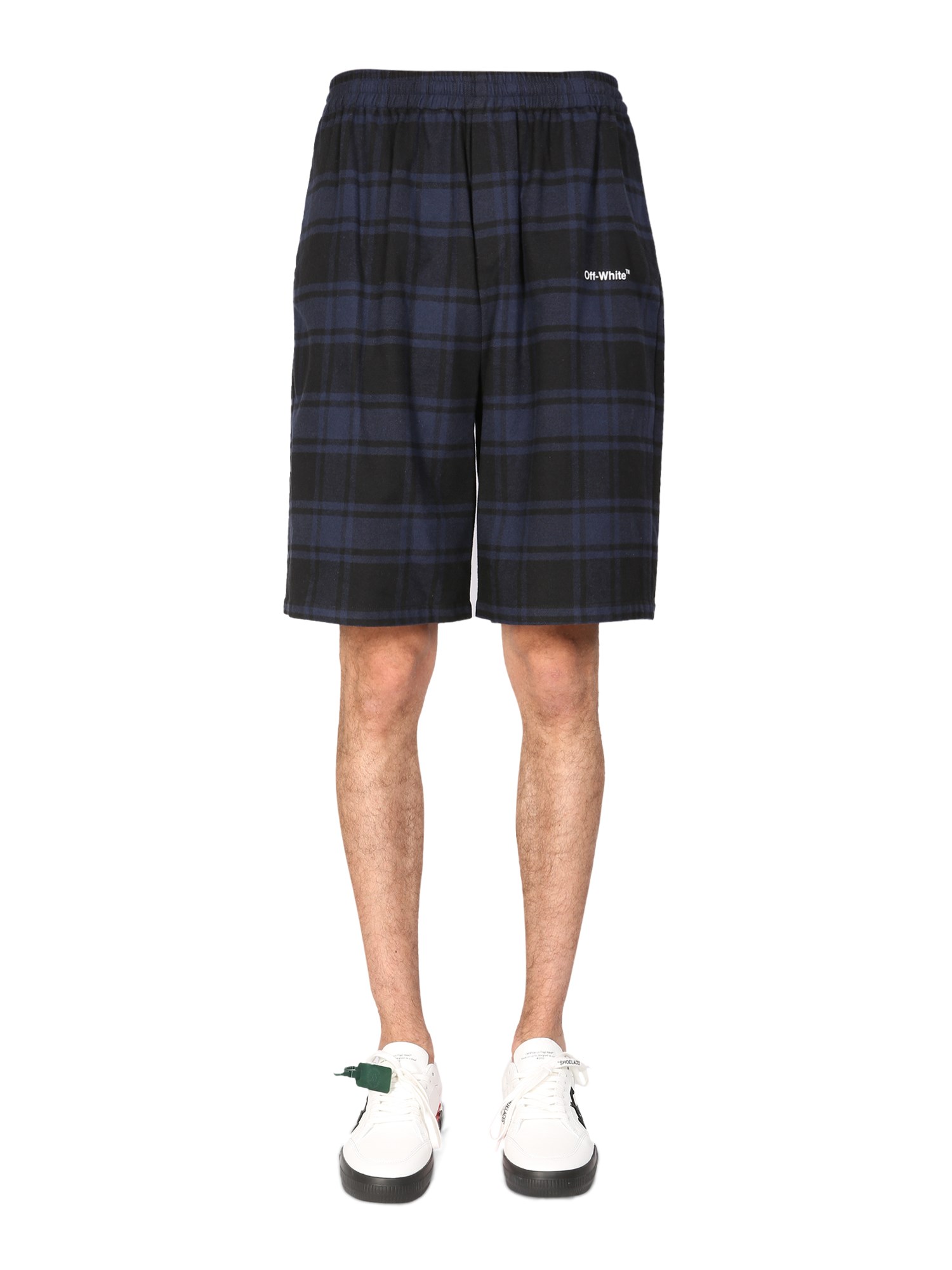 OFF-WHITE off-white shorts with front logo print