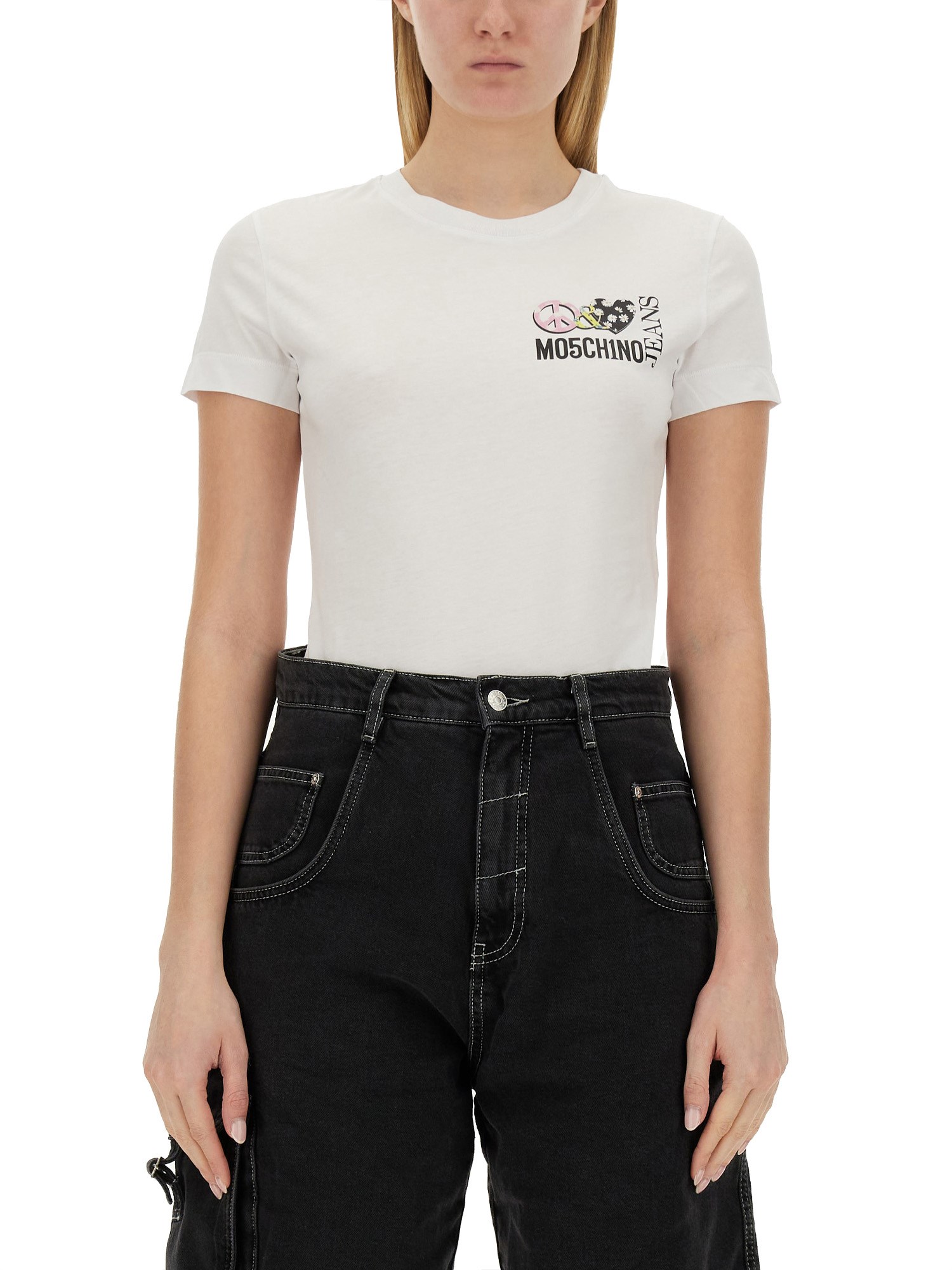 Moschino Jeans moschino jeans t-shirt with logo