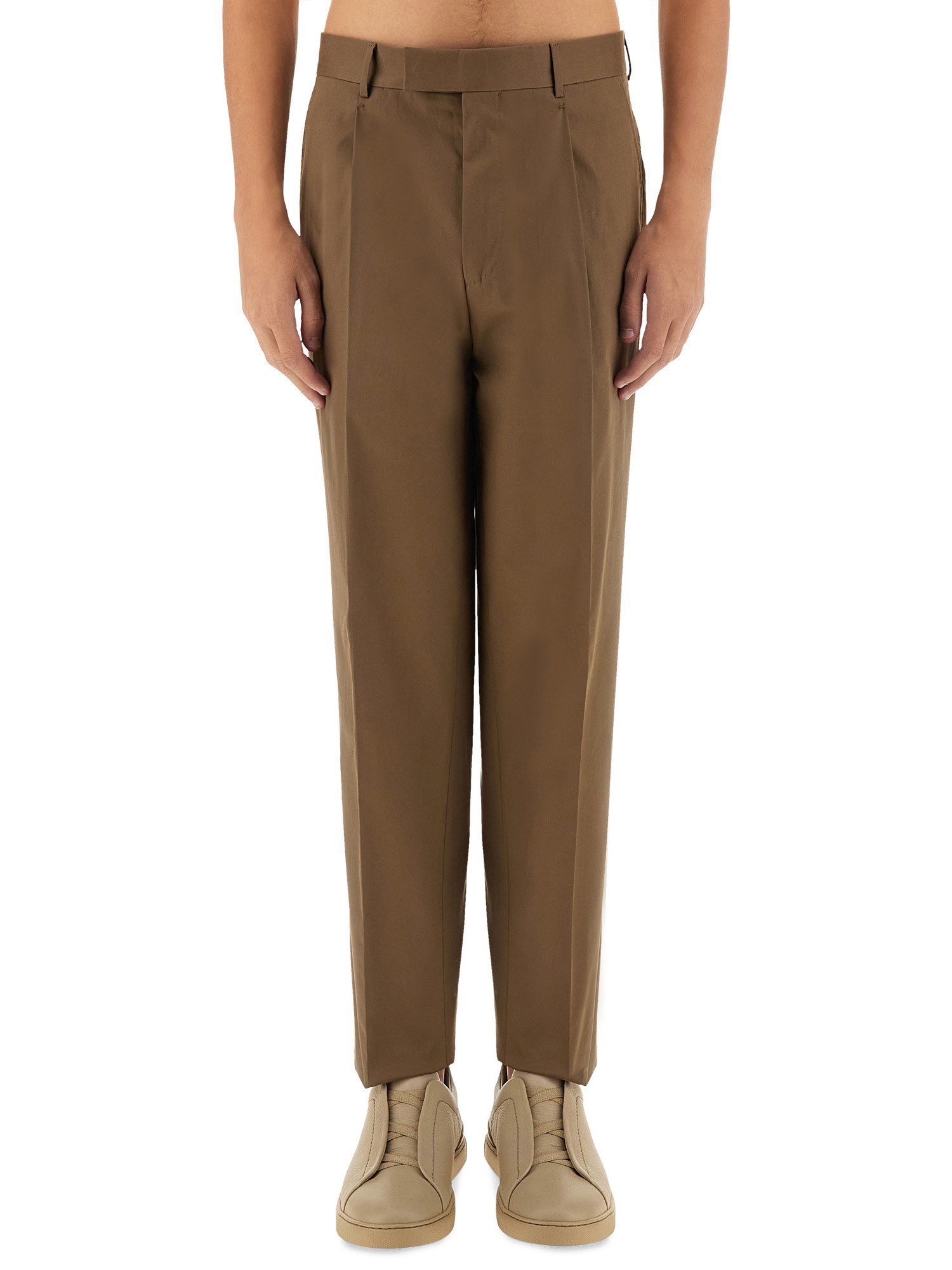 zegna zegna straight leg pants