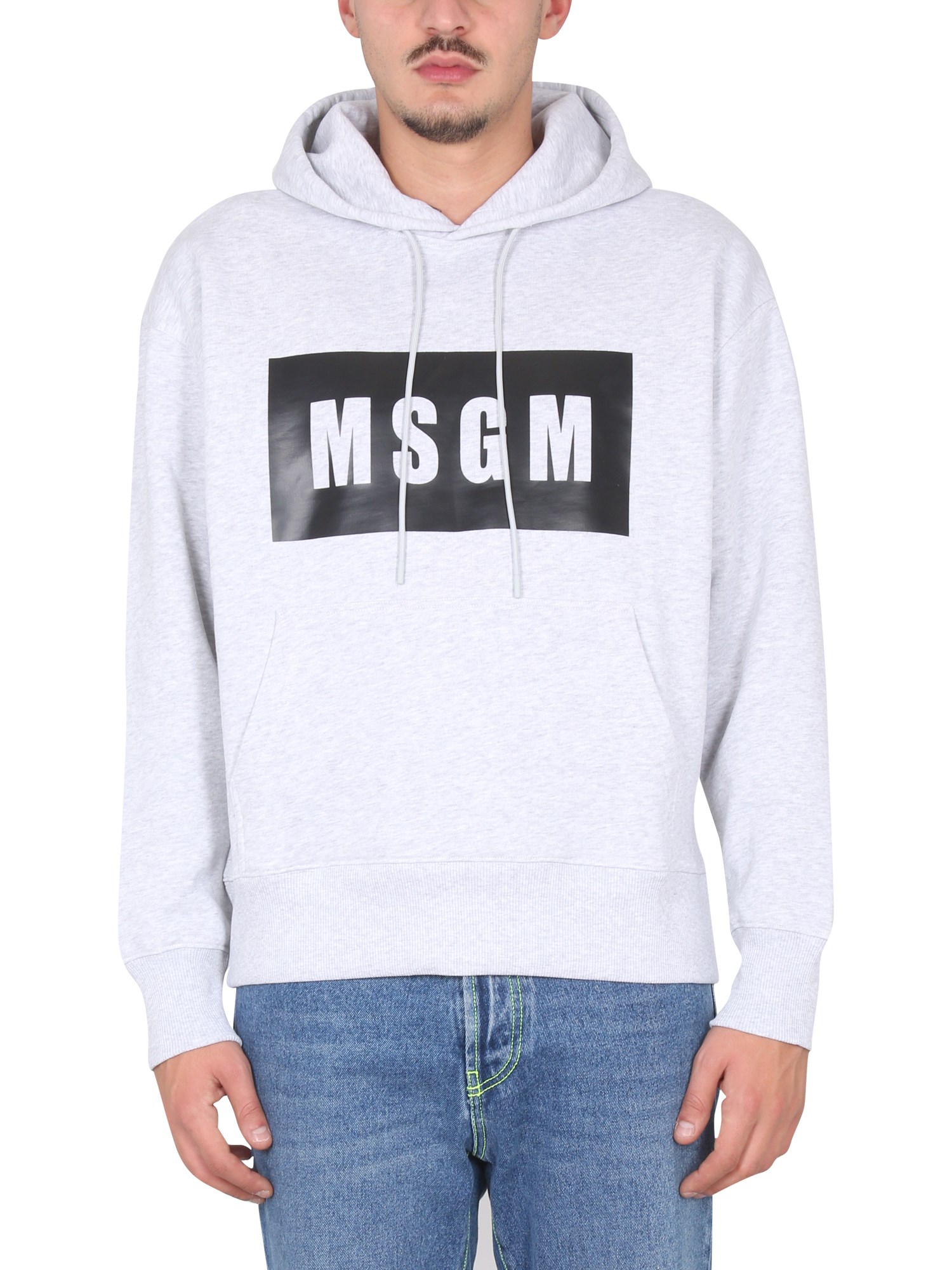 Msgm msgm sweatshirt with logo box