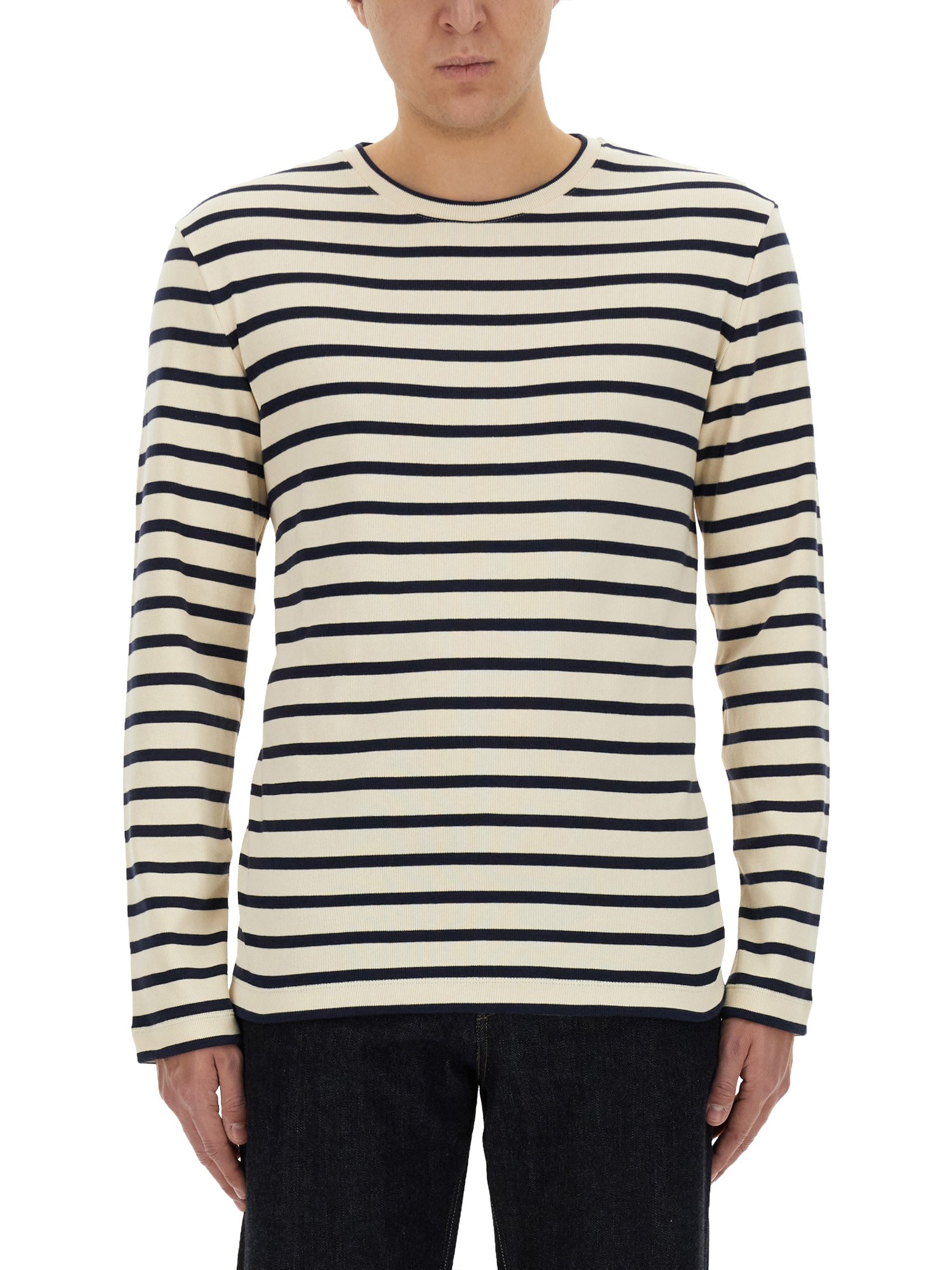 Jil Sander jil sander striped t-shirt