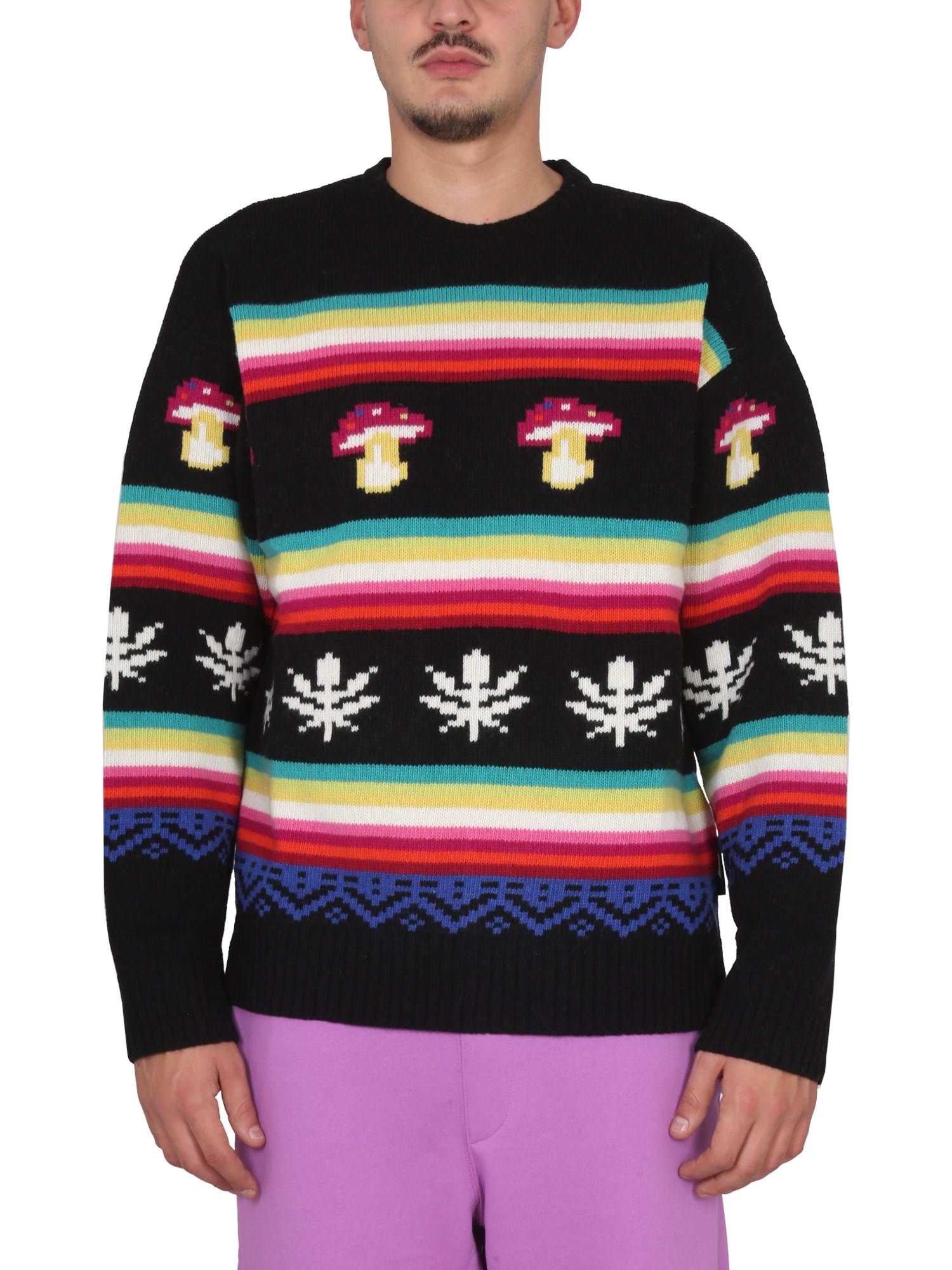 Msgm msgm wool crew neck sweater