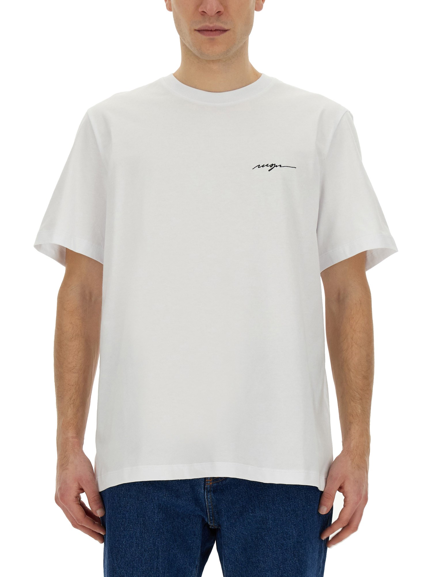 Msgm msgm t-shirt with logo