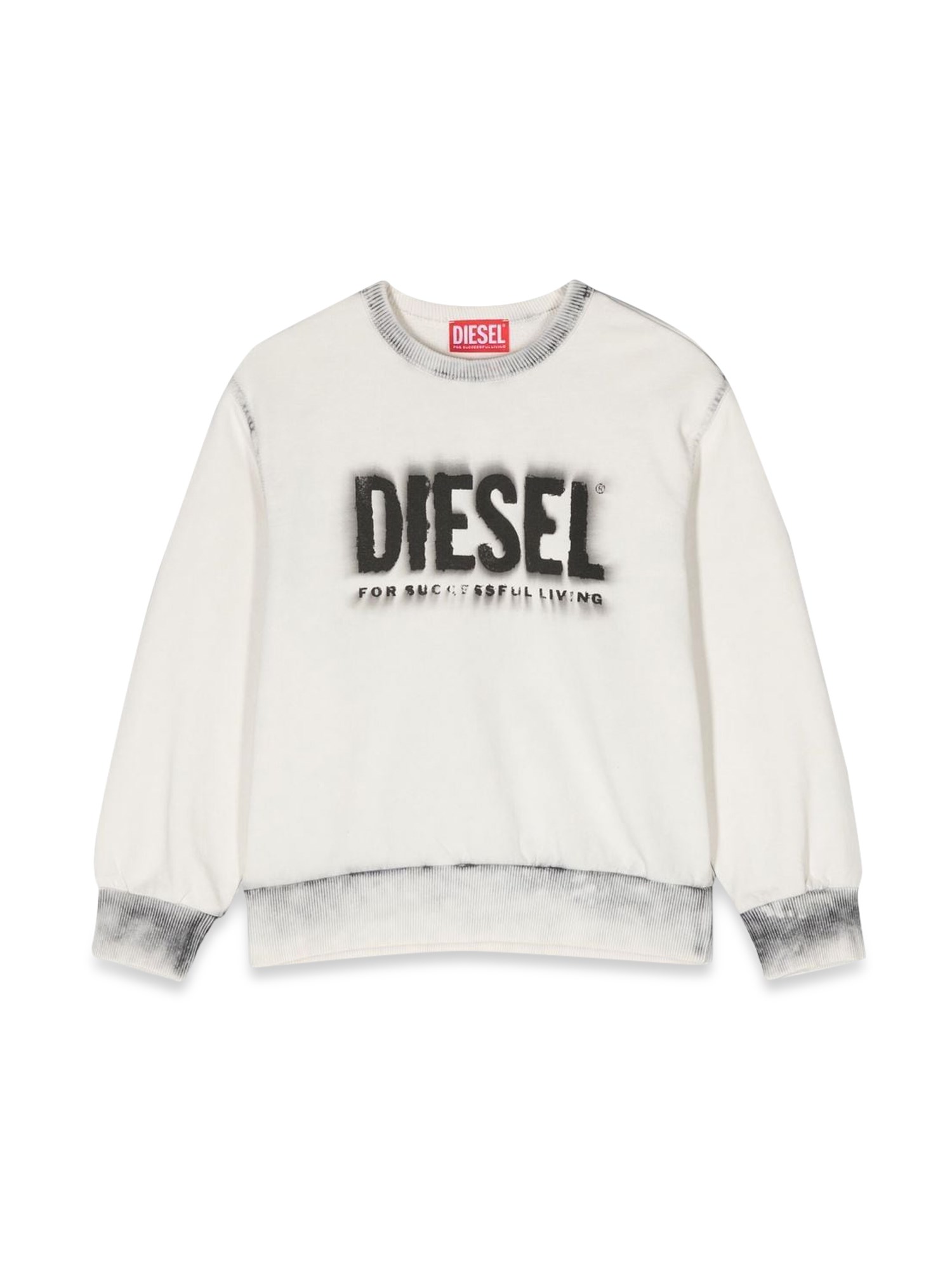 diesel kids diesel kids logo crewneck sweatshirt