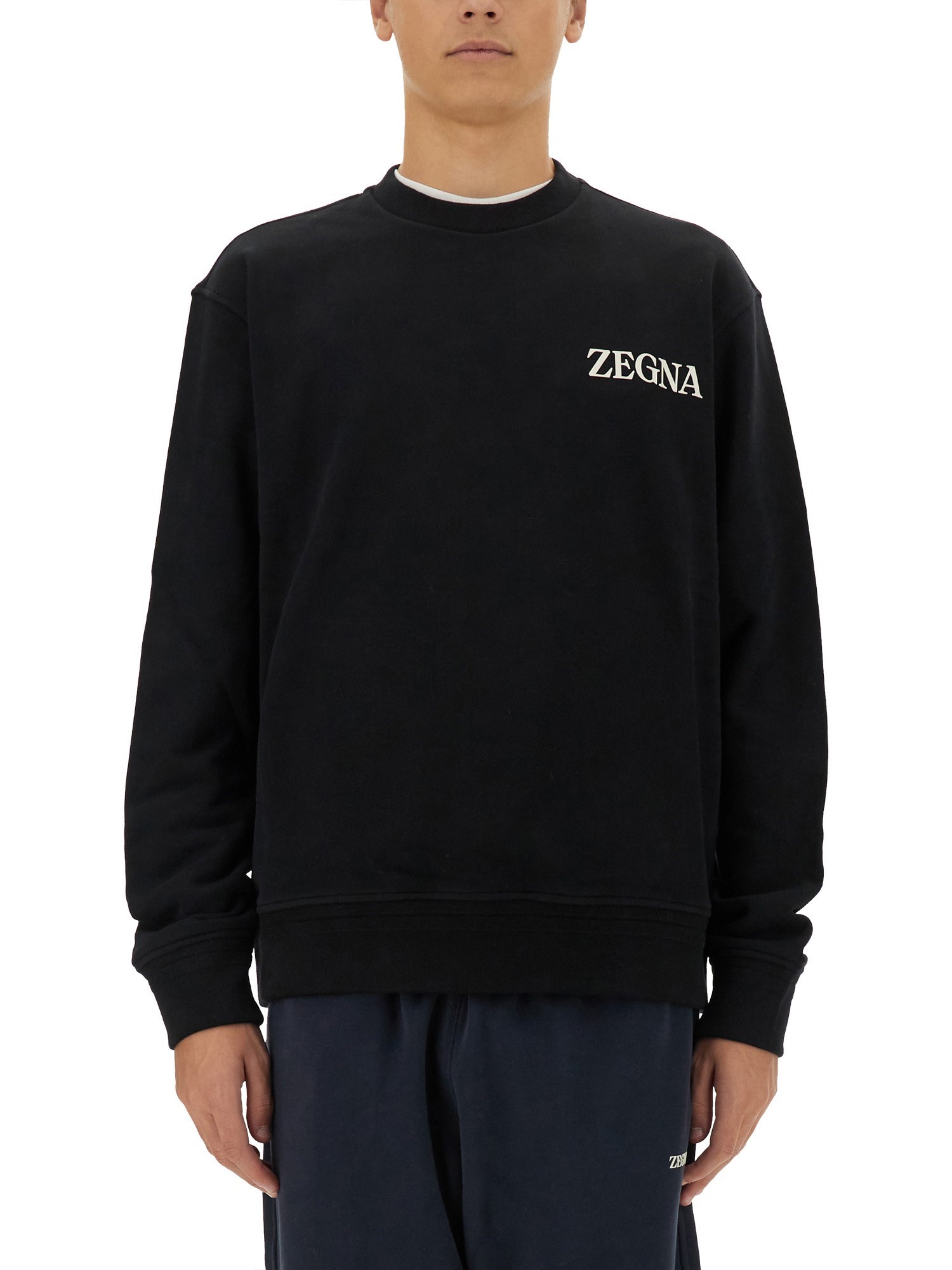 zegna zegna cotton sweatshirt