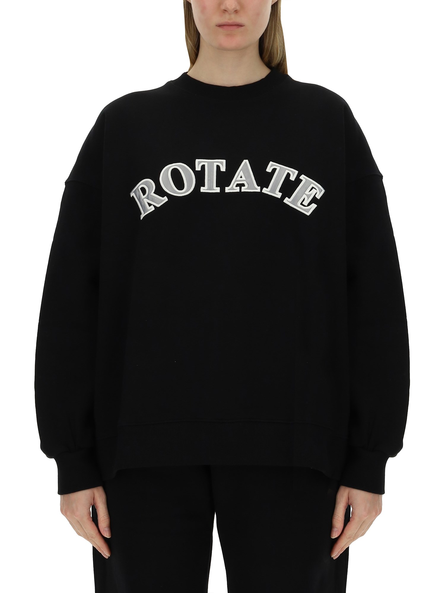  rotate birger christensen sweatshirt with logo