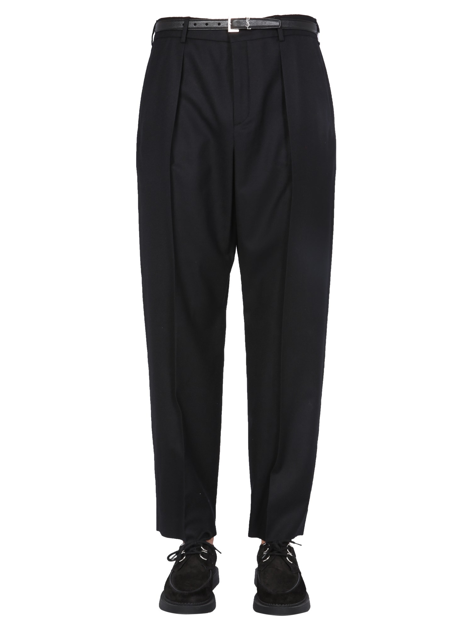 Saint Laurent saint laurent wide leg trousers