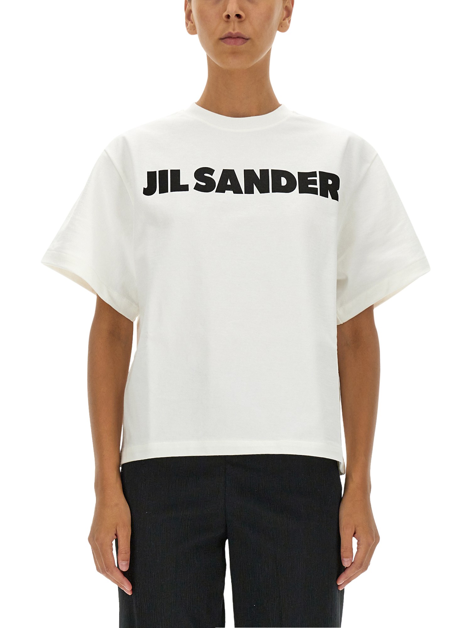 Jil Sander jil sander logo print t-shirt