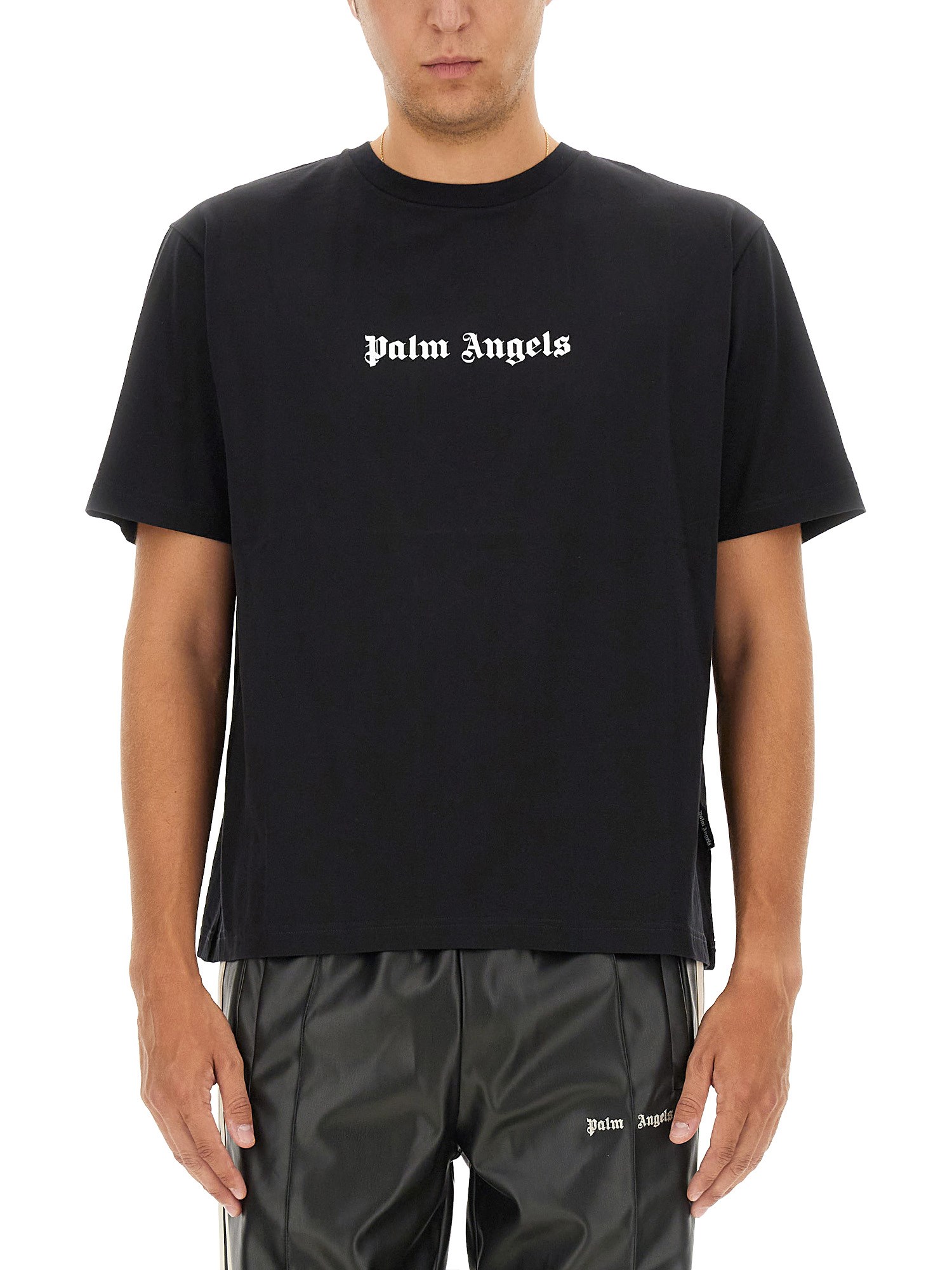 PALM ANGELS palm angels t-shirt with logo