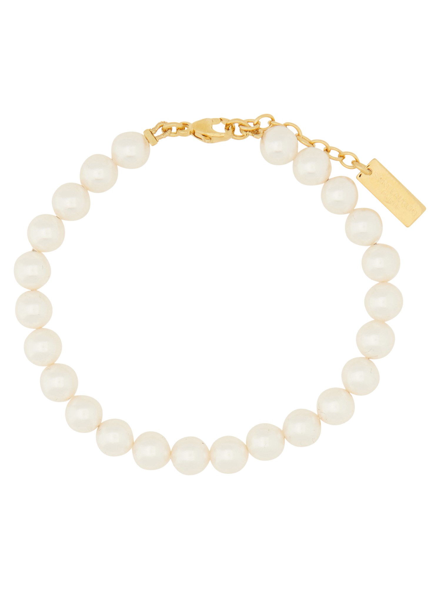 Saint Laurent saint laurent bracelet with pearls