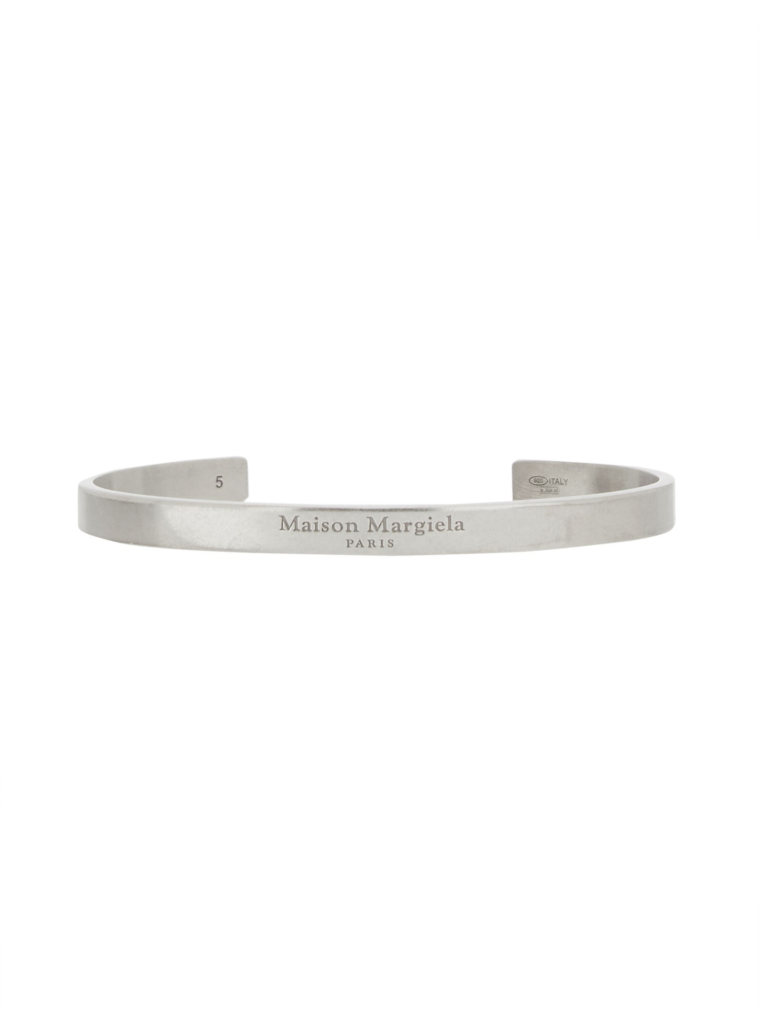 Maison Margiela maison margiela rigid logo bracelet