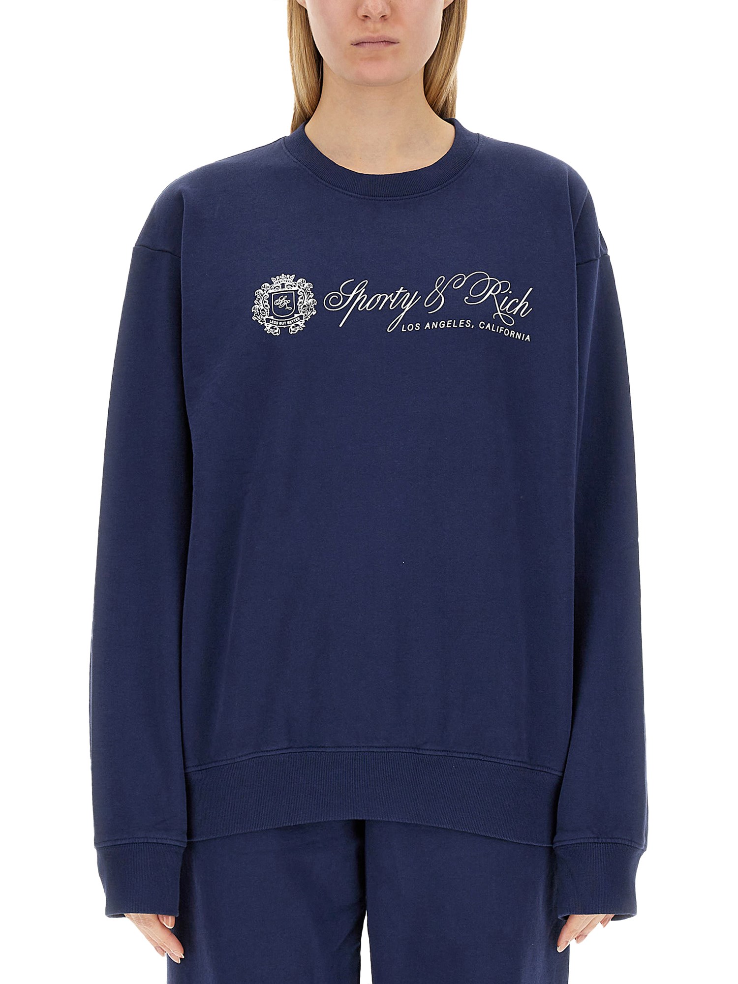 Sporty & Rich sporty & rich sweatshirt with logo