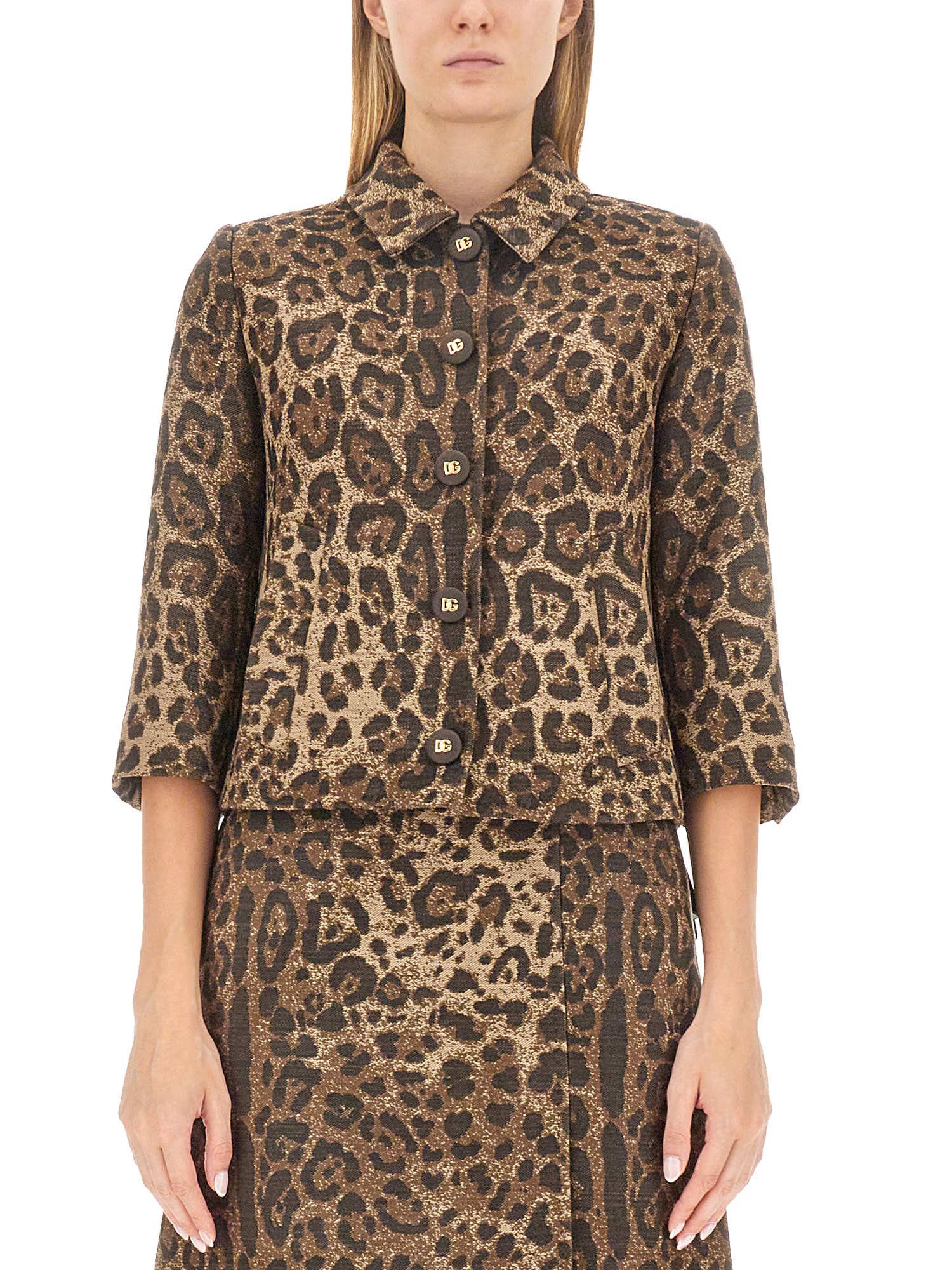 Dolce & Gabbana dolce & gabbana animal print jacket