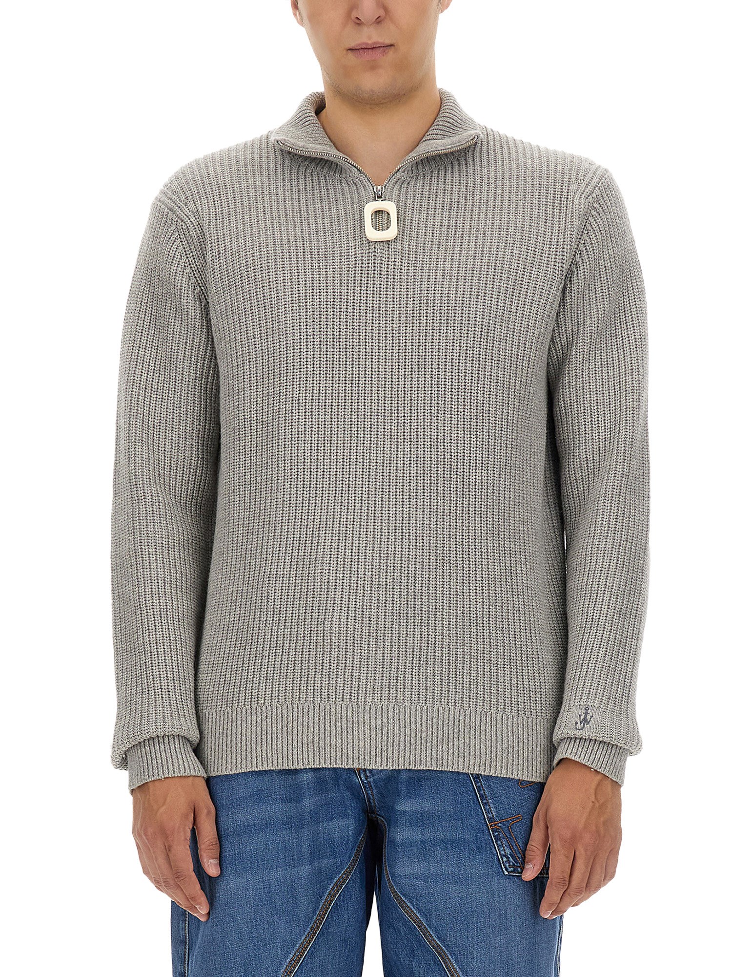 Jw Anderson jw anderson partial zipper sweater