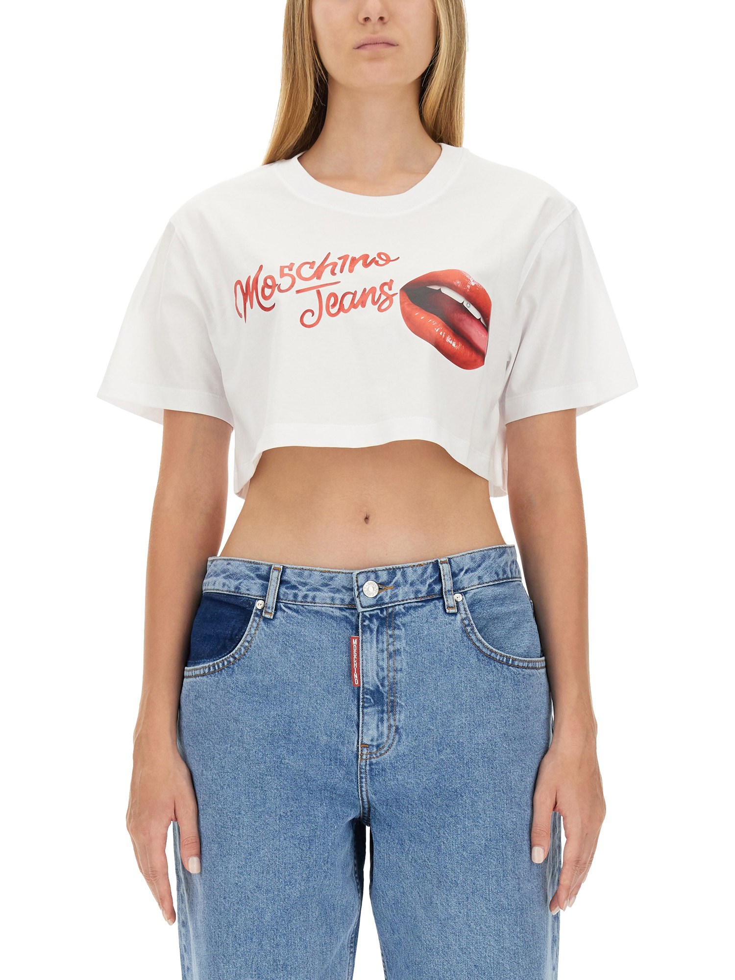 Moschino Jeans moschino jeans t-shirt with logo