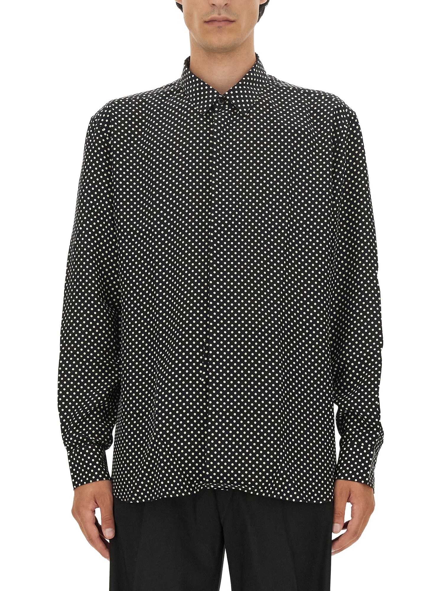 Saint Laurent saint laurent yves collar shirt