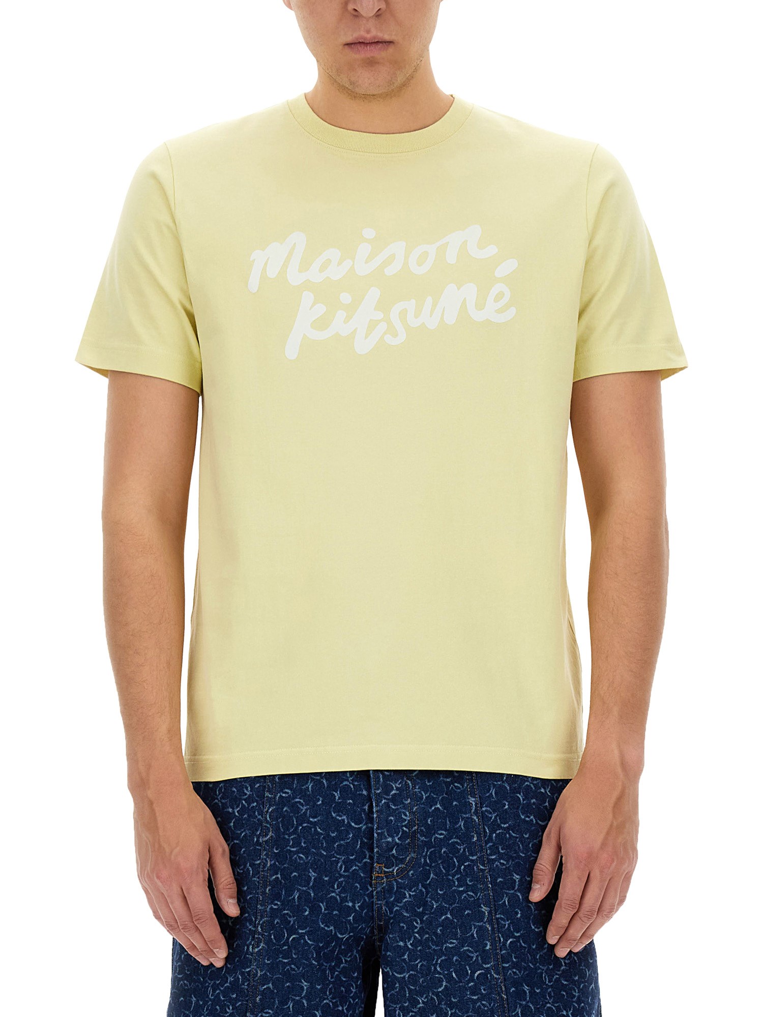 Maison Kitsuné maison kitsuné t-shirt with logo