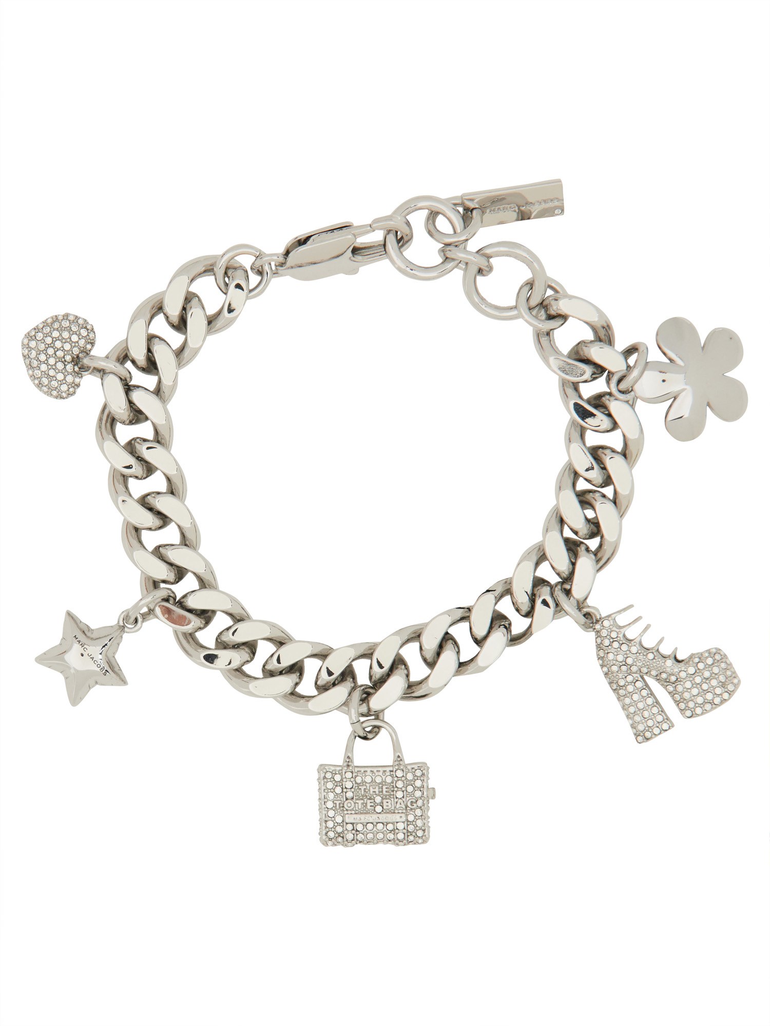 Marc Jacobs marc jacobs "the pave mini icon charm" bracelet