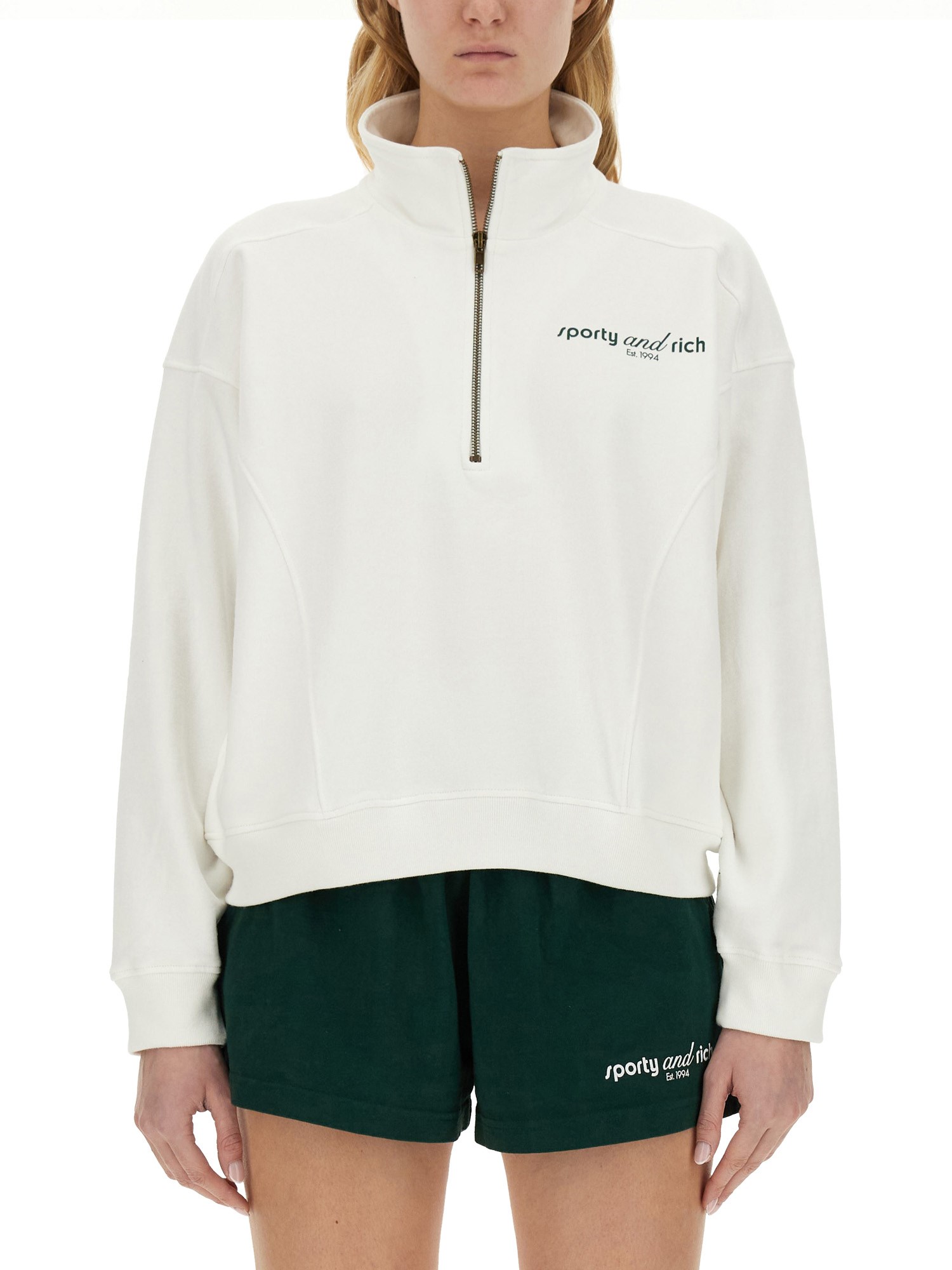 Sporty & Rich sporty & rich sweatshirt with logo