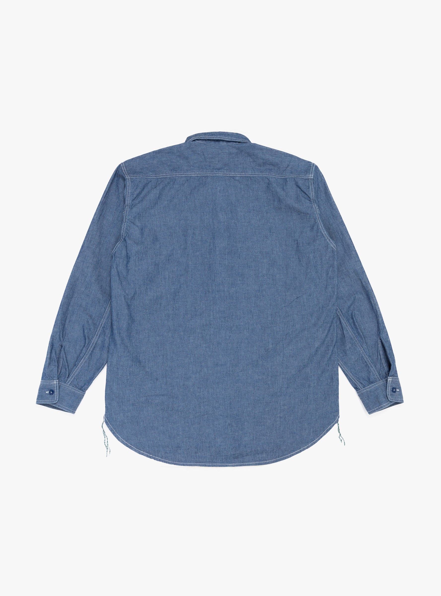  Pilgrim Surf + Supply Rucker Chambray Shirt Blue - Size: Large