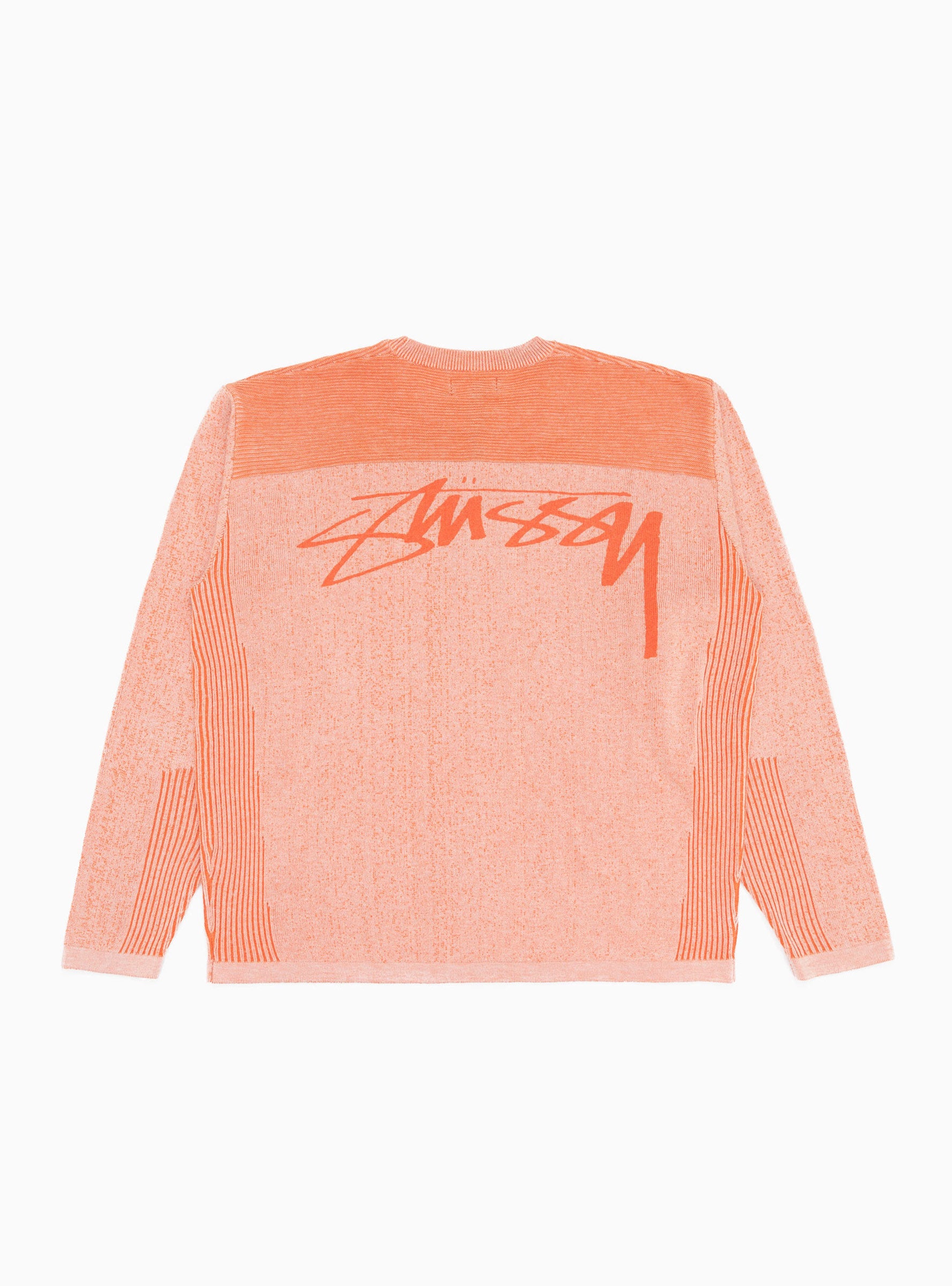  Stüssy Engineered Panel Sweater Orange