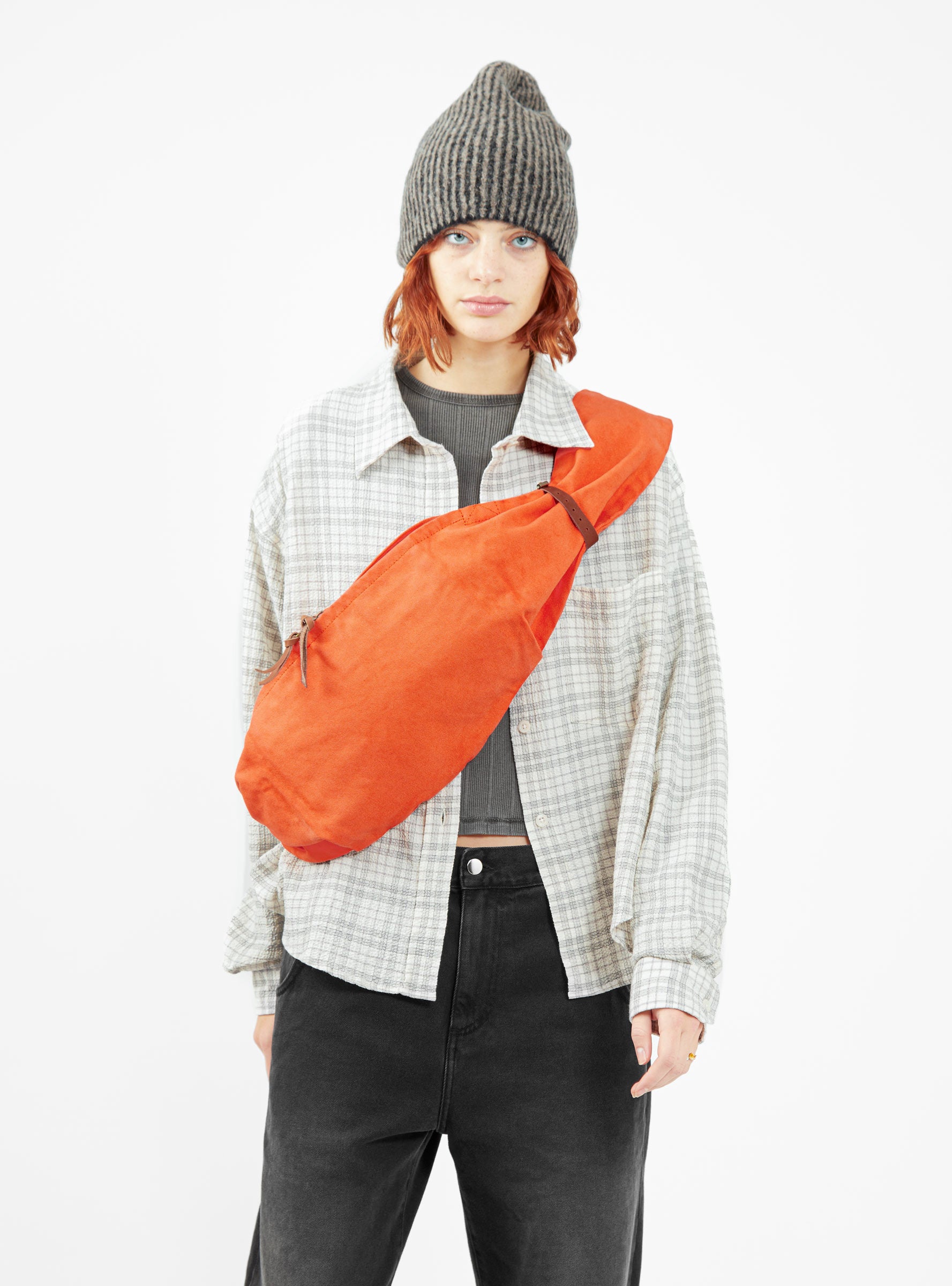  Kapital Little Snufkin Canvas Bag Orange