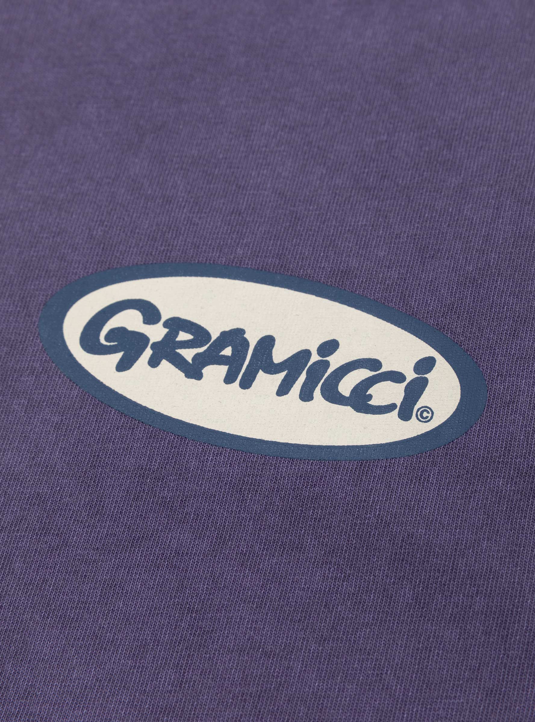 Gramicci Gramicci Oval T-shirt Purple Pigment - Size: Large