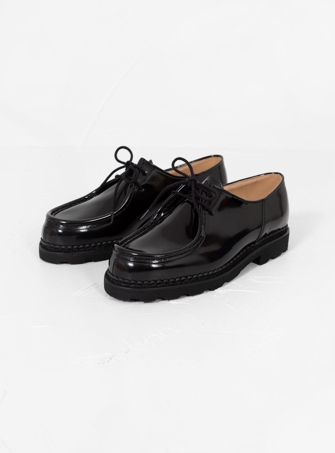 Paraboot Paraboot Michael Gloss Shoes Black - Size: UK4