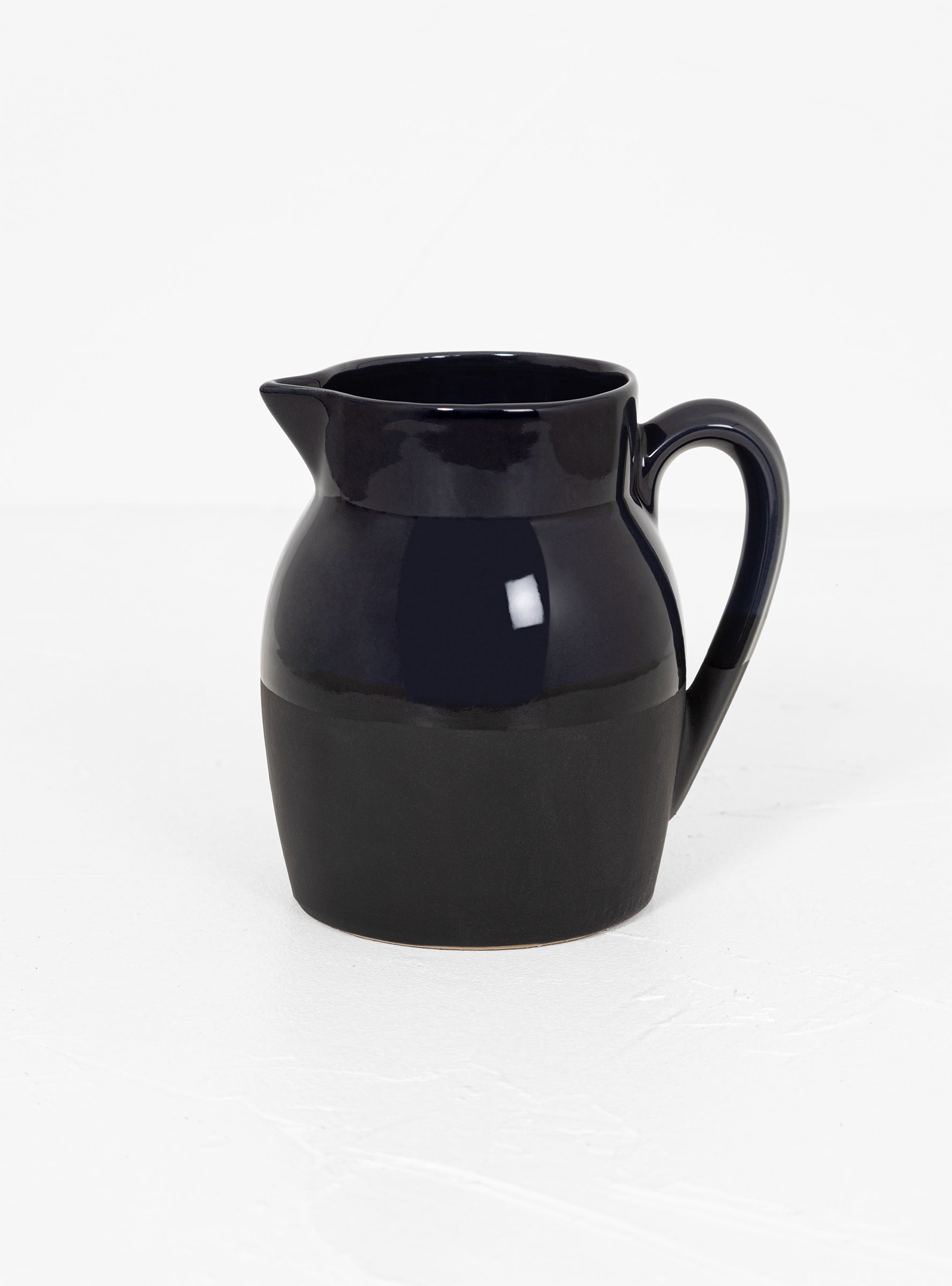  Manufacture de Digoin Water Jug No. 10 Dark Navy