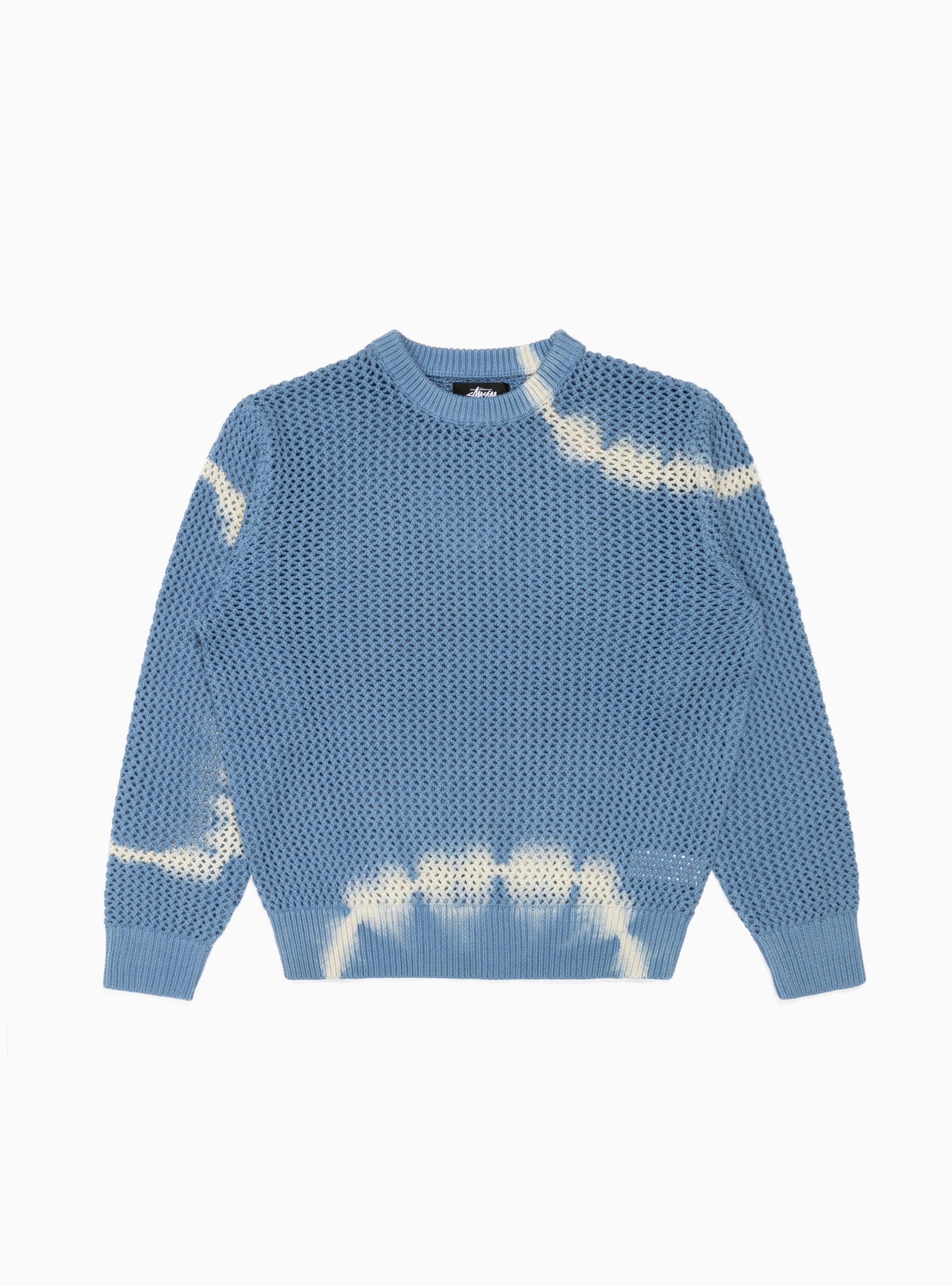  Stüssy Pig. Dyed Loose Gauge Sweater Blue