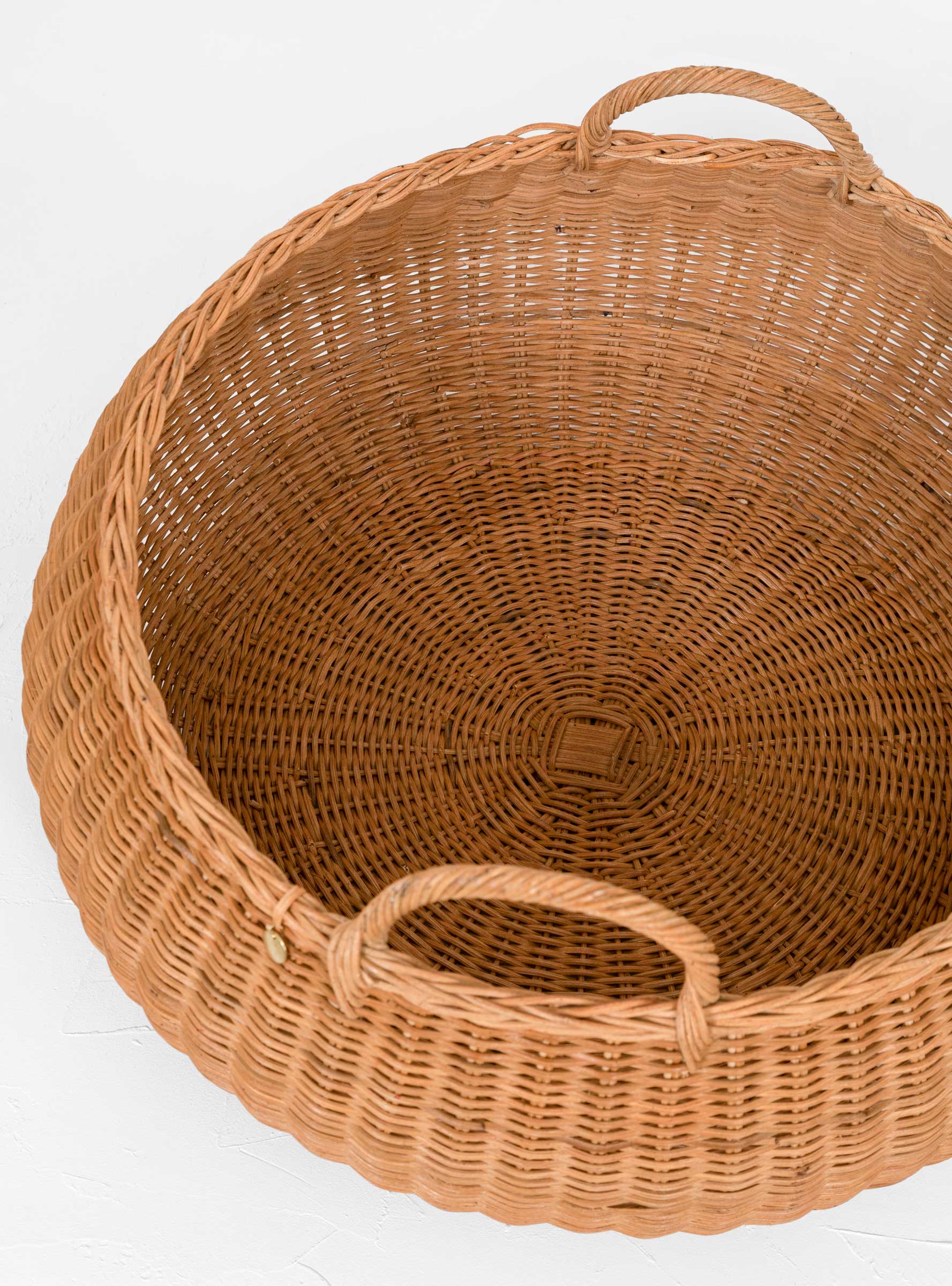  ferm LIVING Braided Basket Low Brown